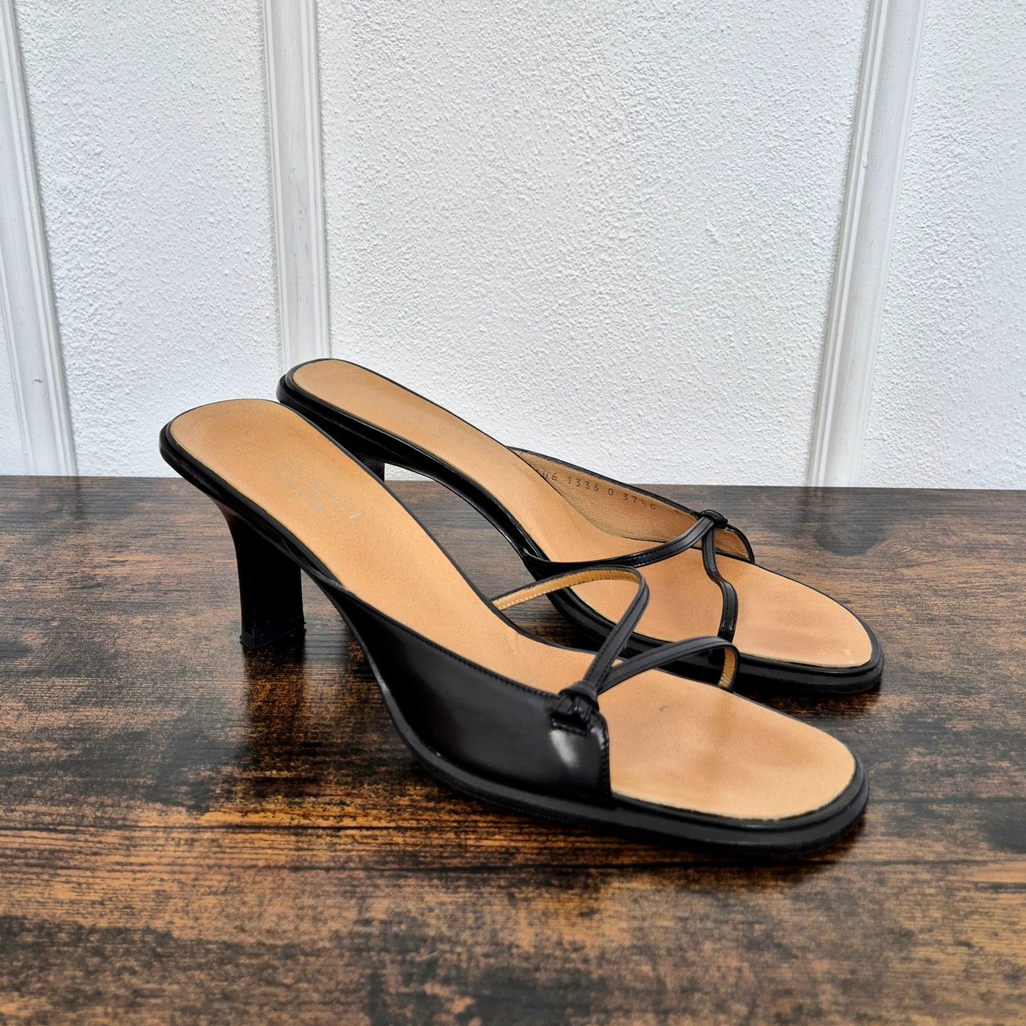 Gucci by Tom Ford | Sandali in pelle nera nr.37.5