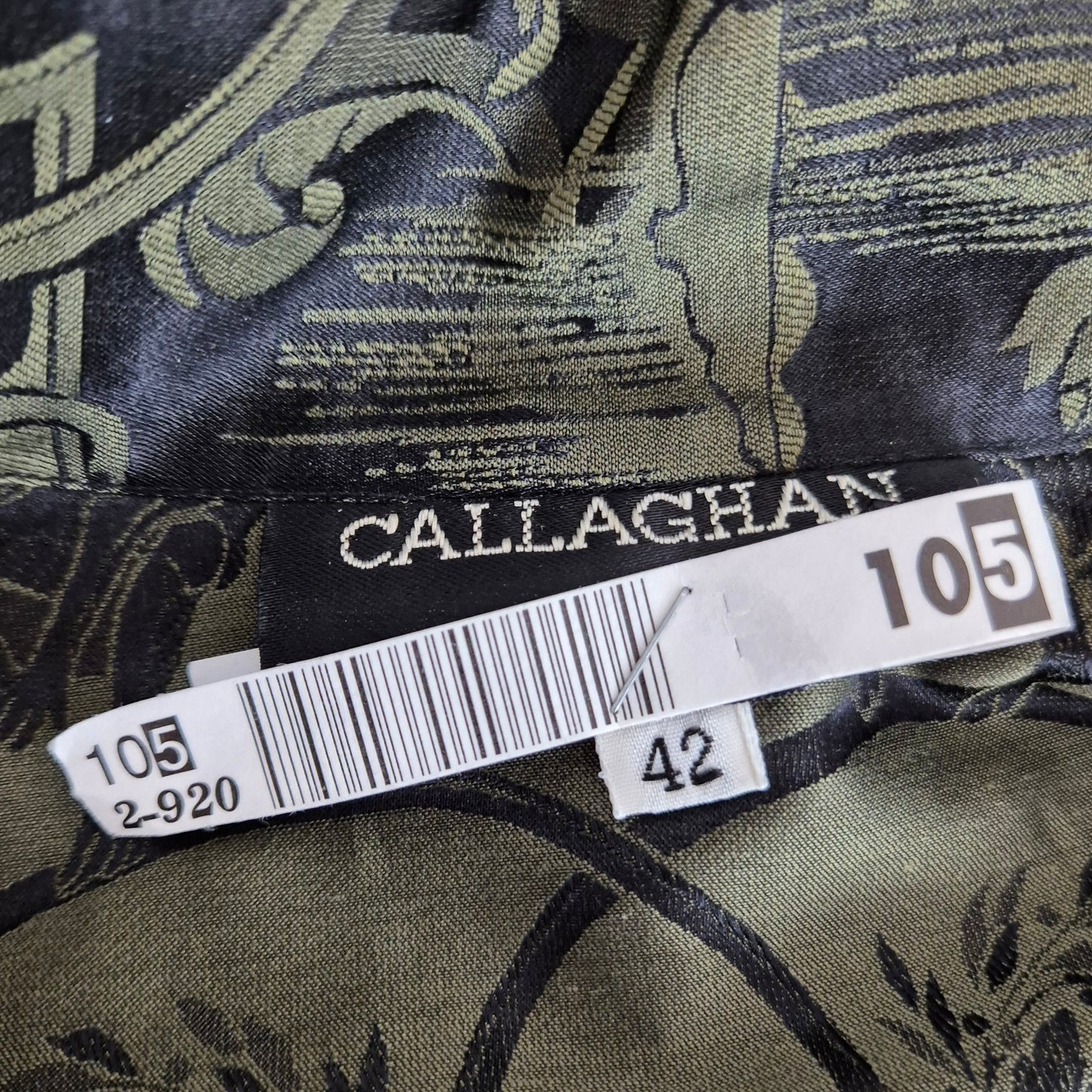 Callaghan | Camicia corta 1989