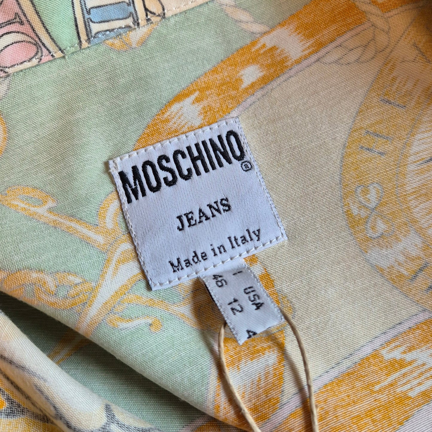 Moschino | Camicia stampa oche colori pastello