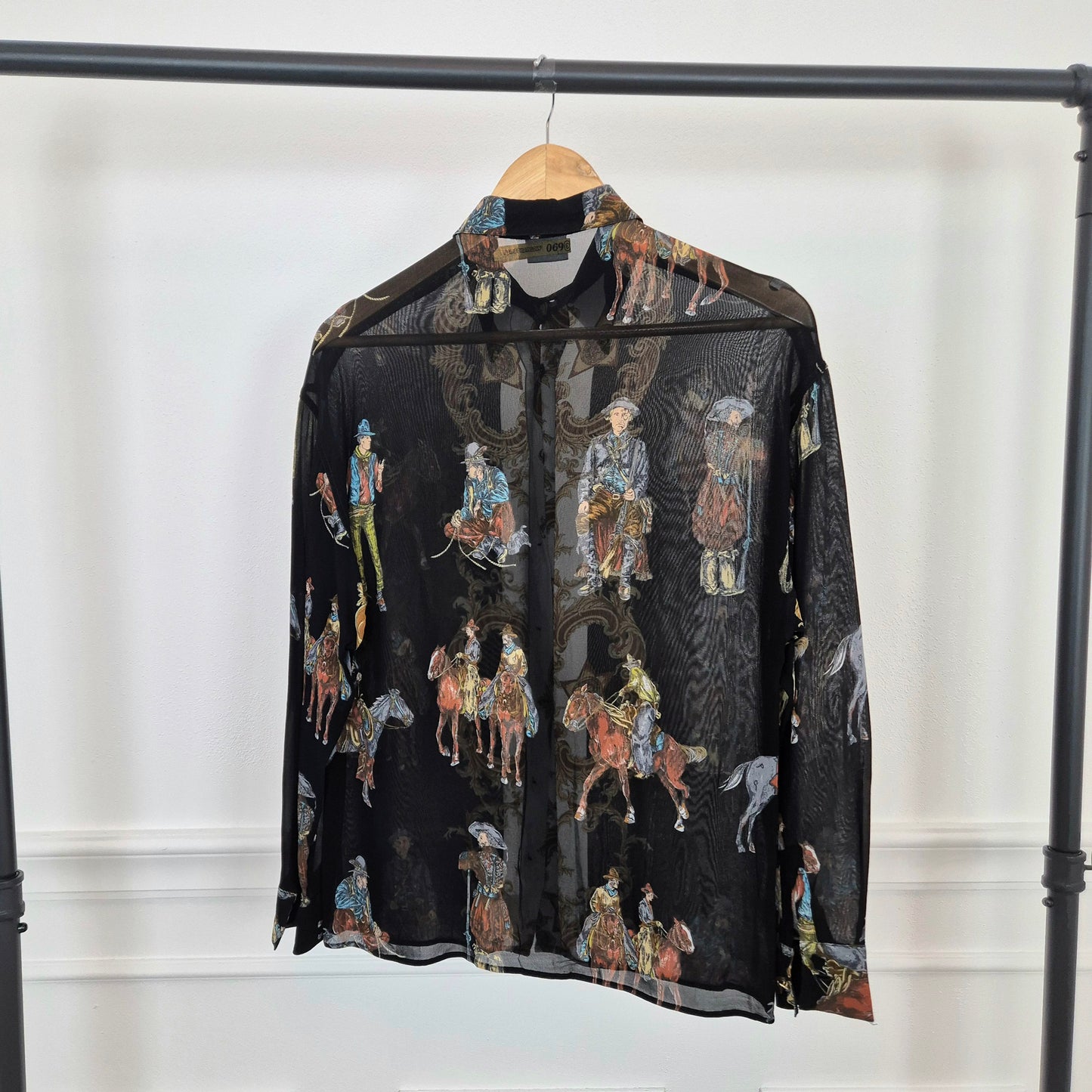 Versus Gianni Versace | Camicia velata con stampa