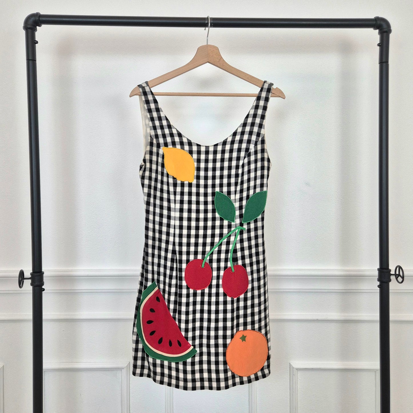 Moschino | Vichy fruit dress