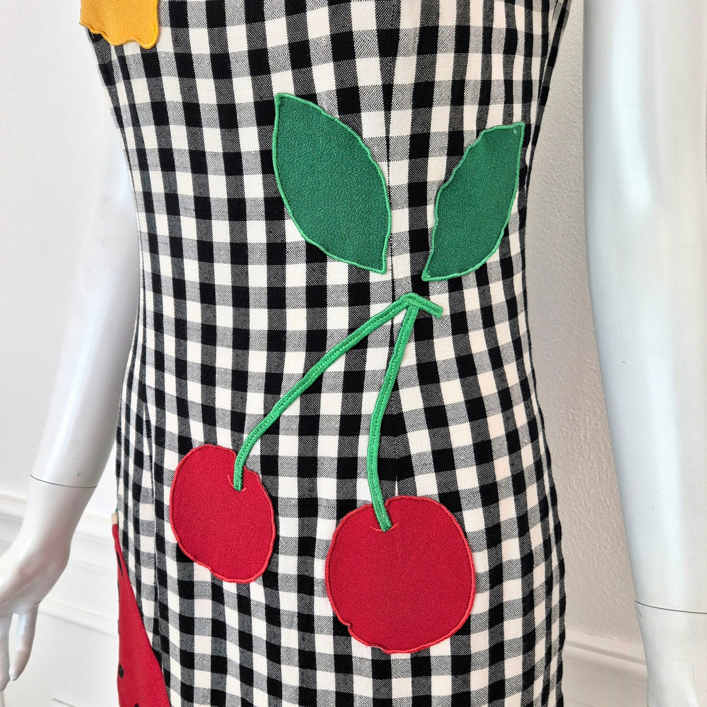 Moschino | Vichy fruit dress