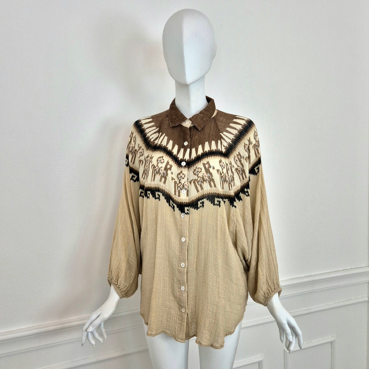 Mes Demoiselles | Camicia in cotone garzato