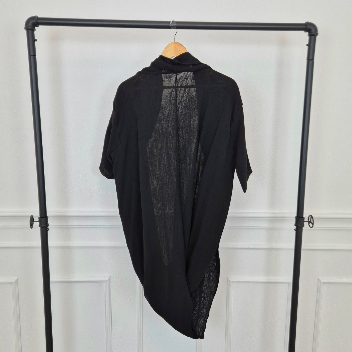 Romeo Gigli | Cardigan oversize - maglia incrociata nera