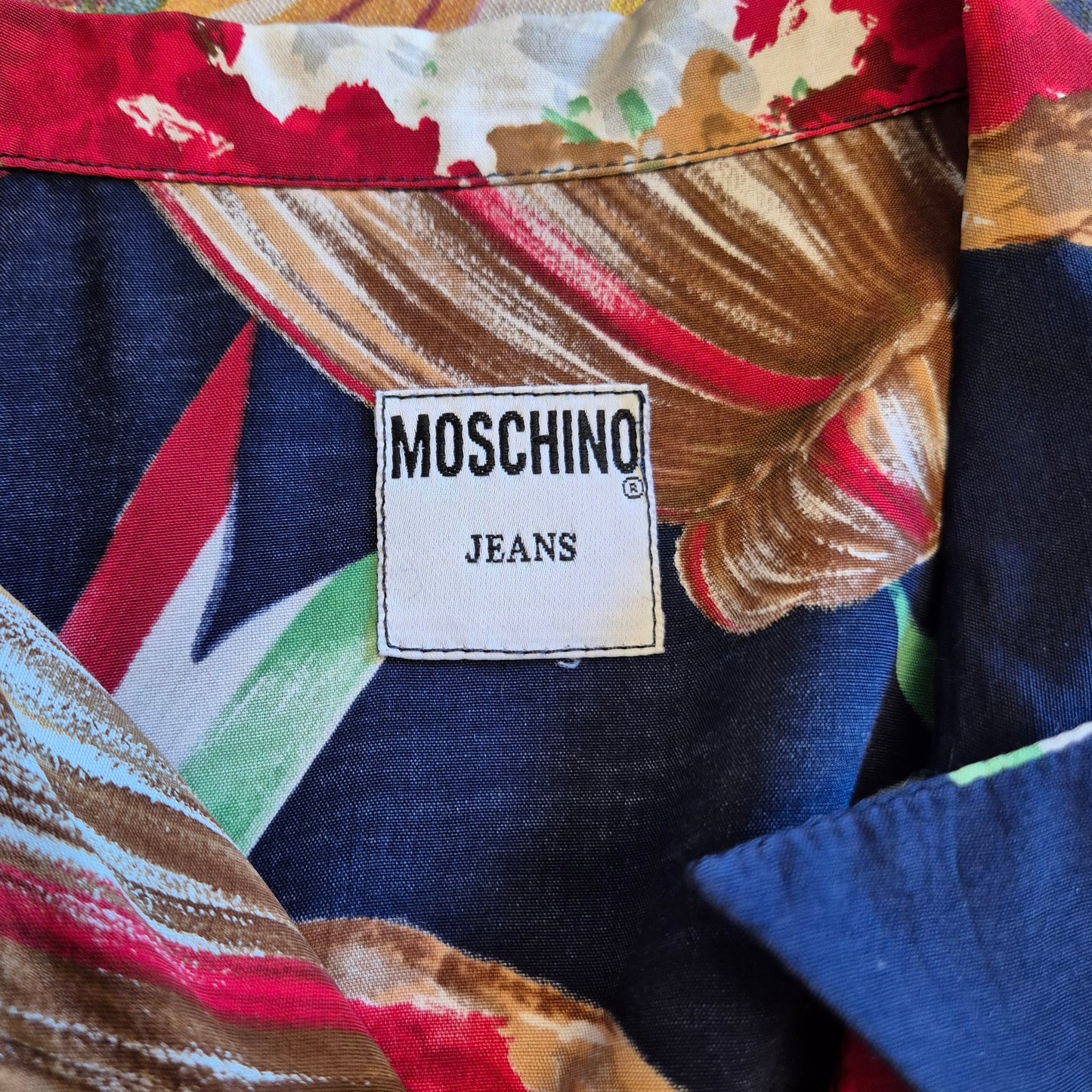 Moschino | Camicia vintage pizza print