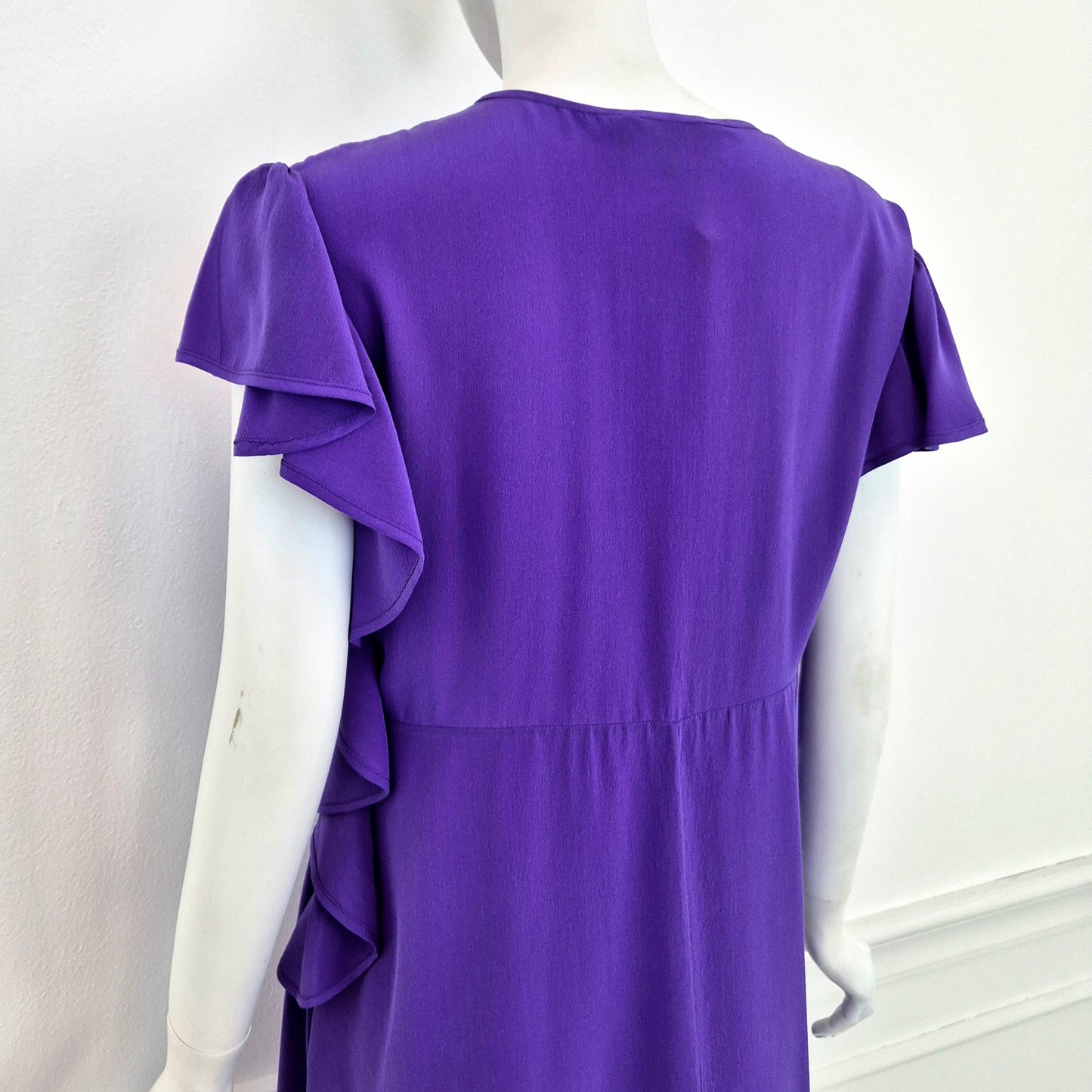 Rochas | Abito in seta viola