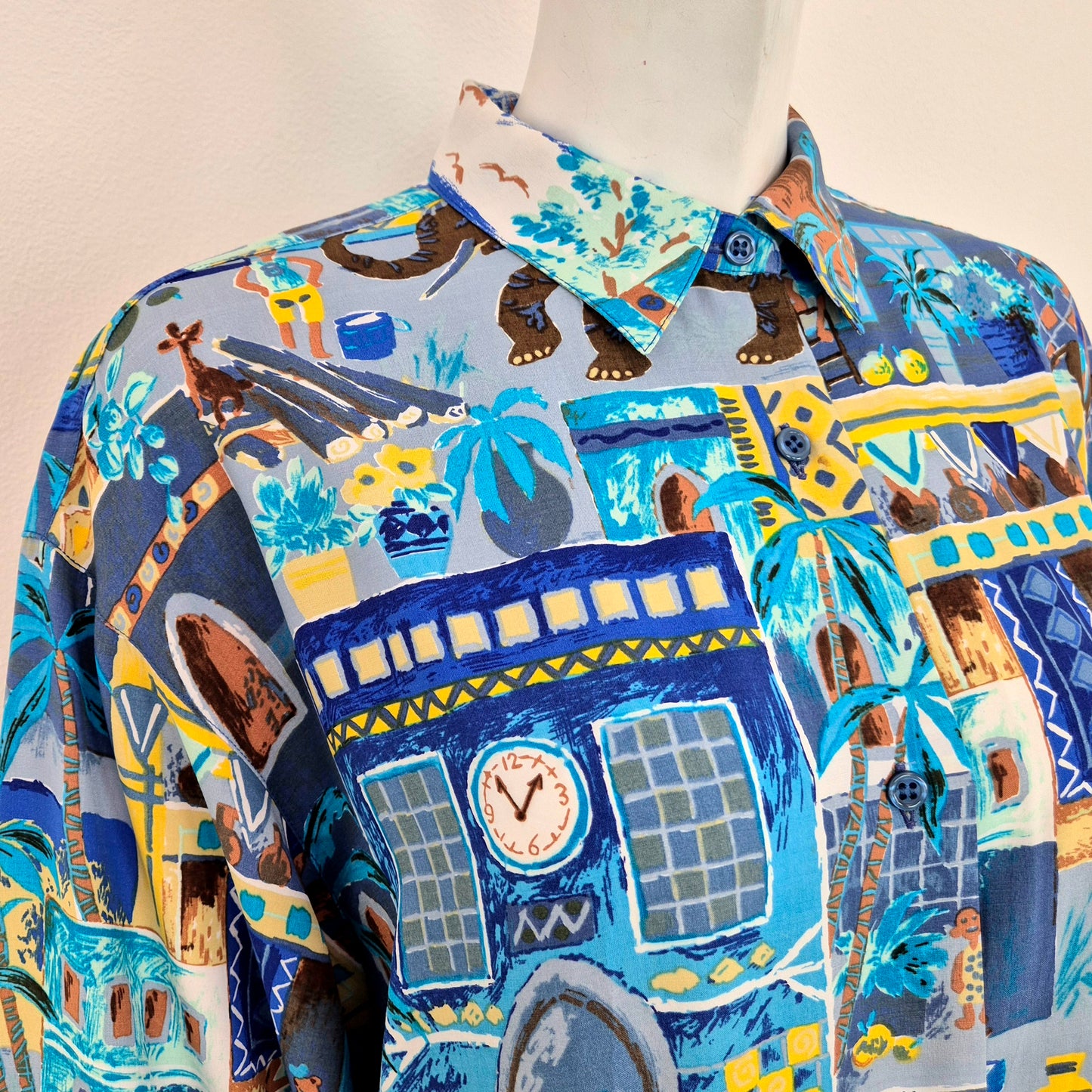 Kenzo | Camicia in viscosa con stampa