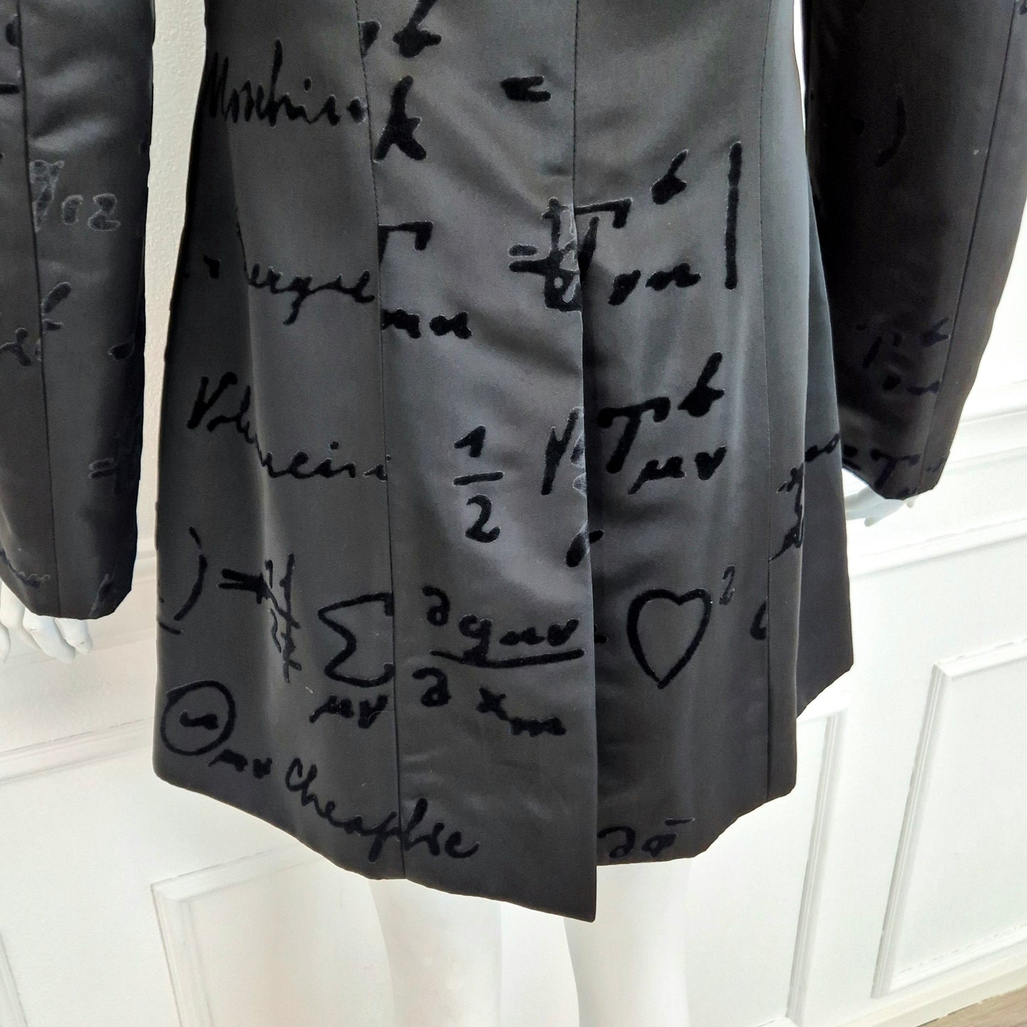 Moschino | Blazer con formule matematiche