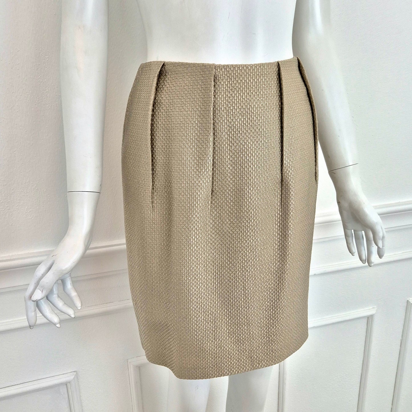 Jil Sander | Gonna corta beige