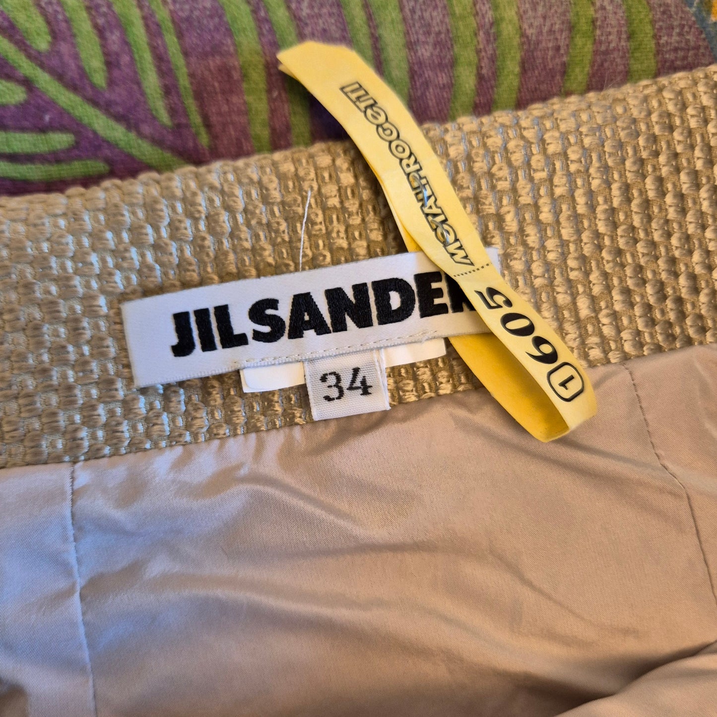 Jil Sander | Gonna corta beige