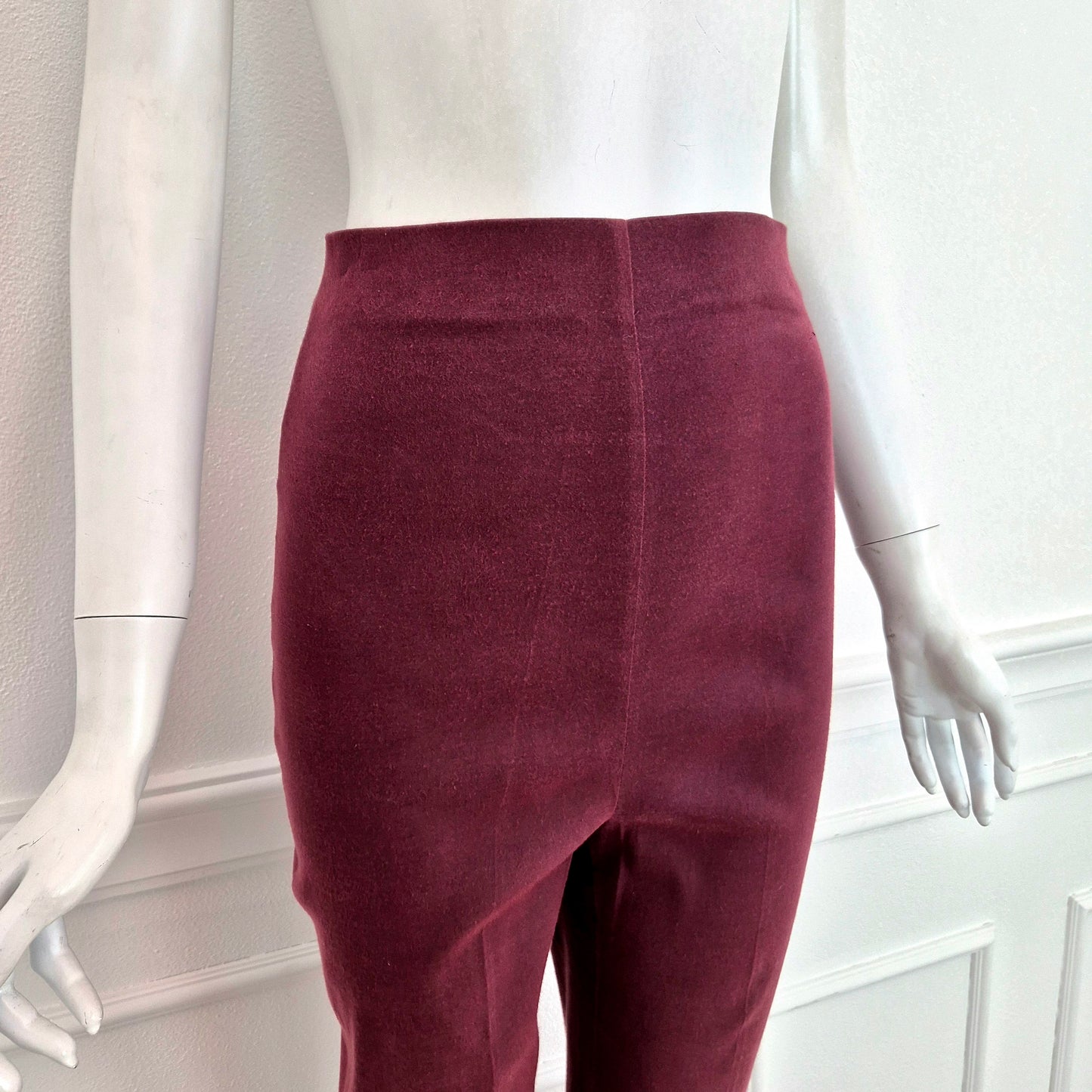 Romeo Gigli | Pantaloni vintage bordeaux-vinaccia