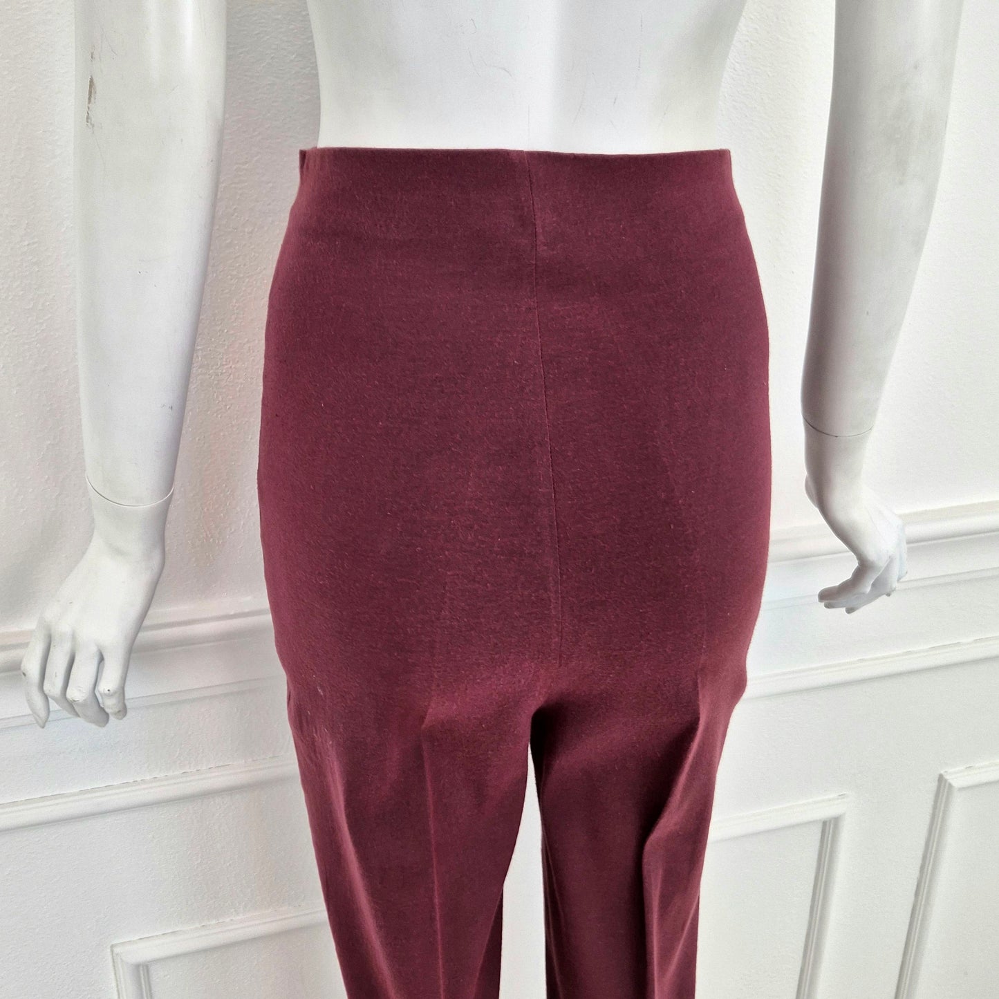 Romeo Gigli | Pantaloni vintage bordeaux-vinaccia