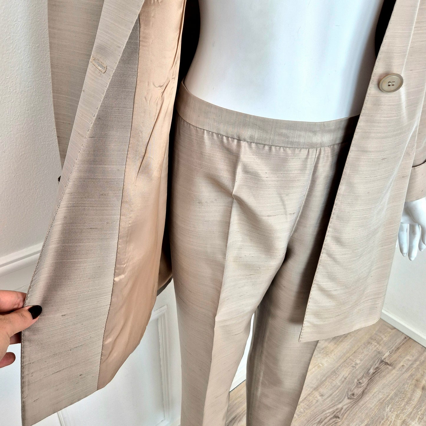 Gianfranco Ferré | Tailleur beige misto seta