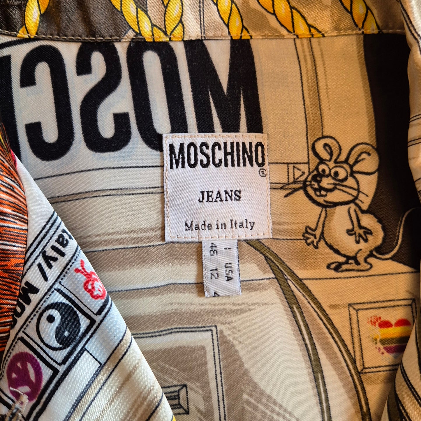 Moschino | Camicia vintage stampa computer