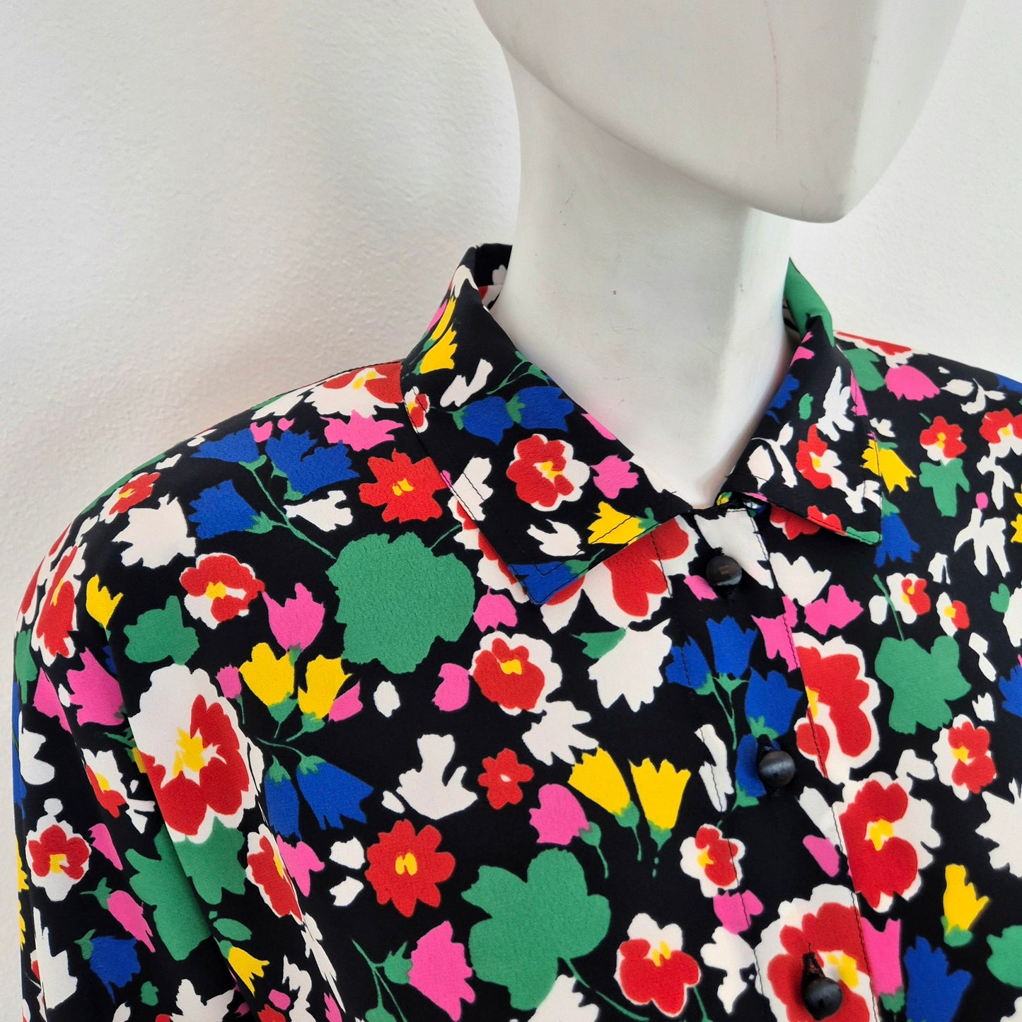 Escada | Camicia vintage stampa floreale