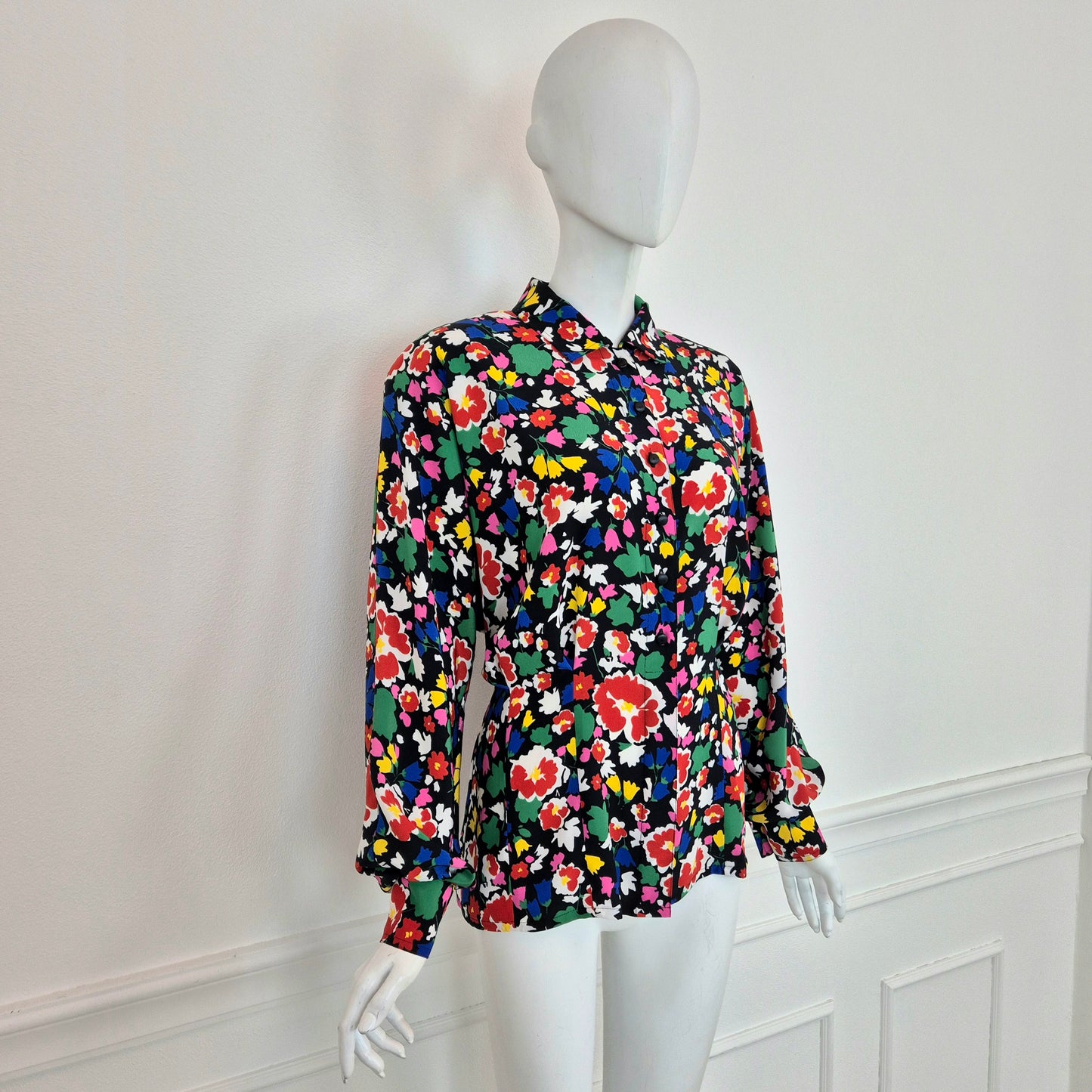 Escada | Camicia vintage stampa floreale