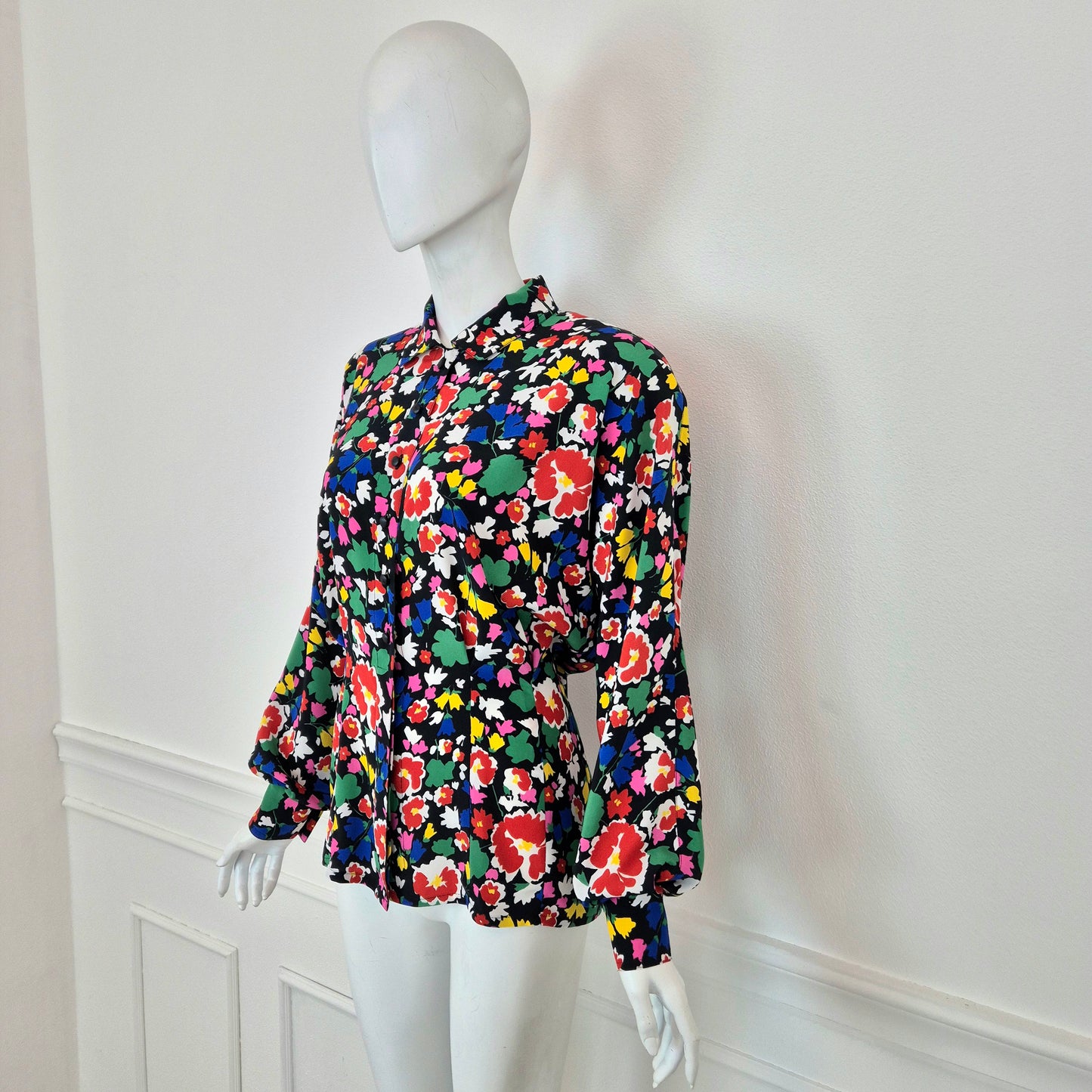 Escada | Camicia vintage stampa floreale