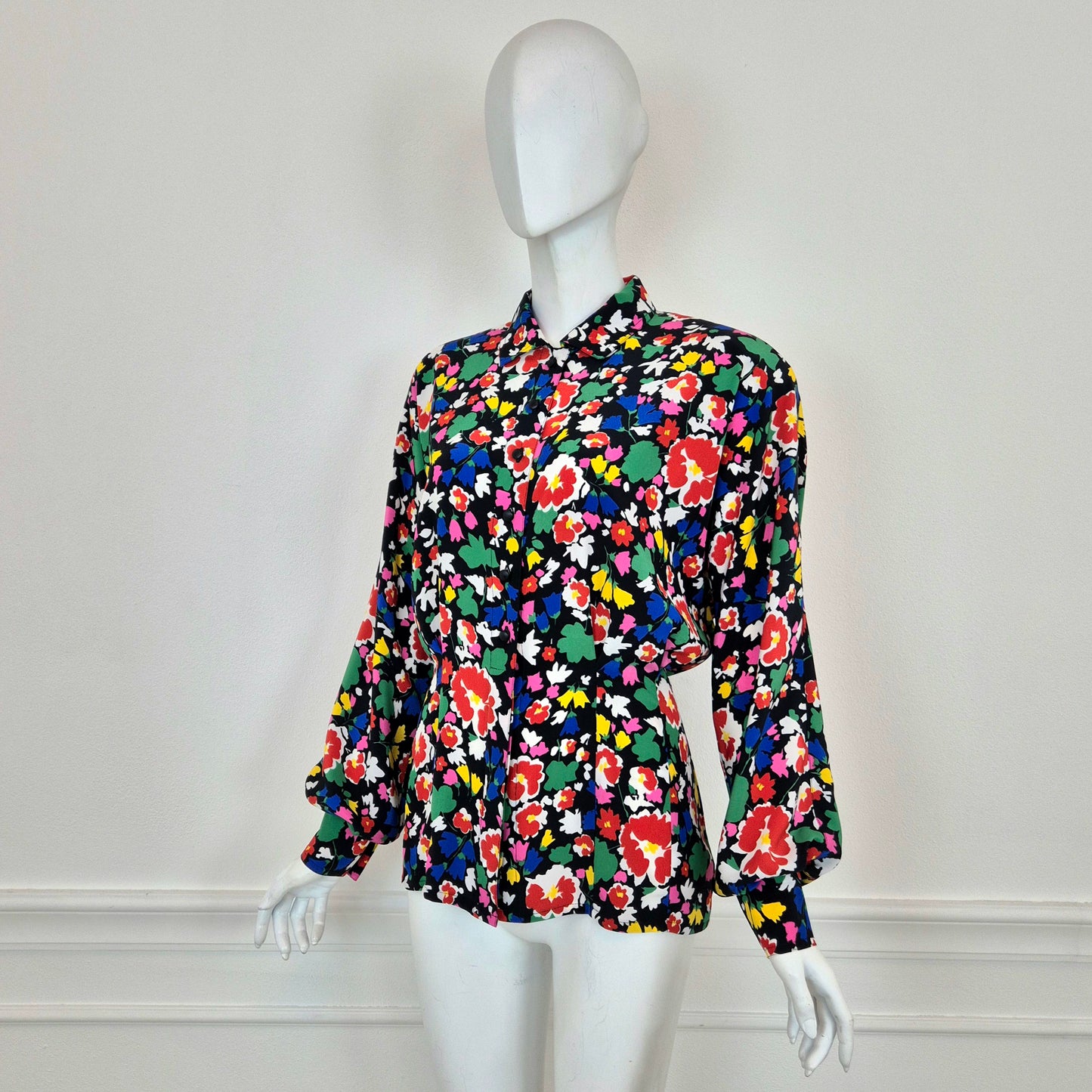 Escada | Camicia vintage stampa floreale