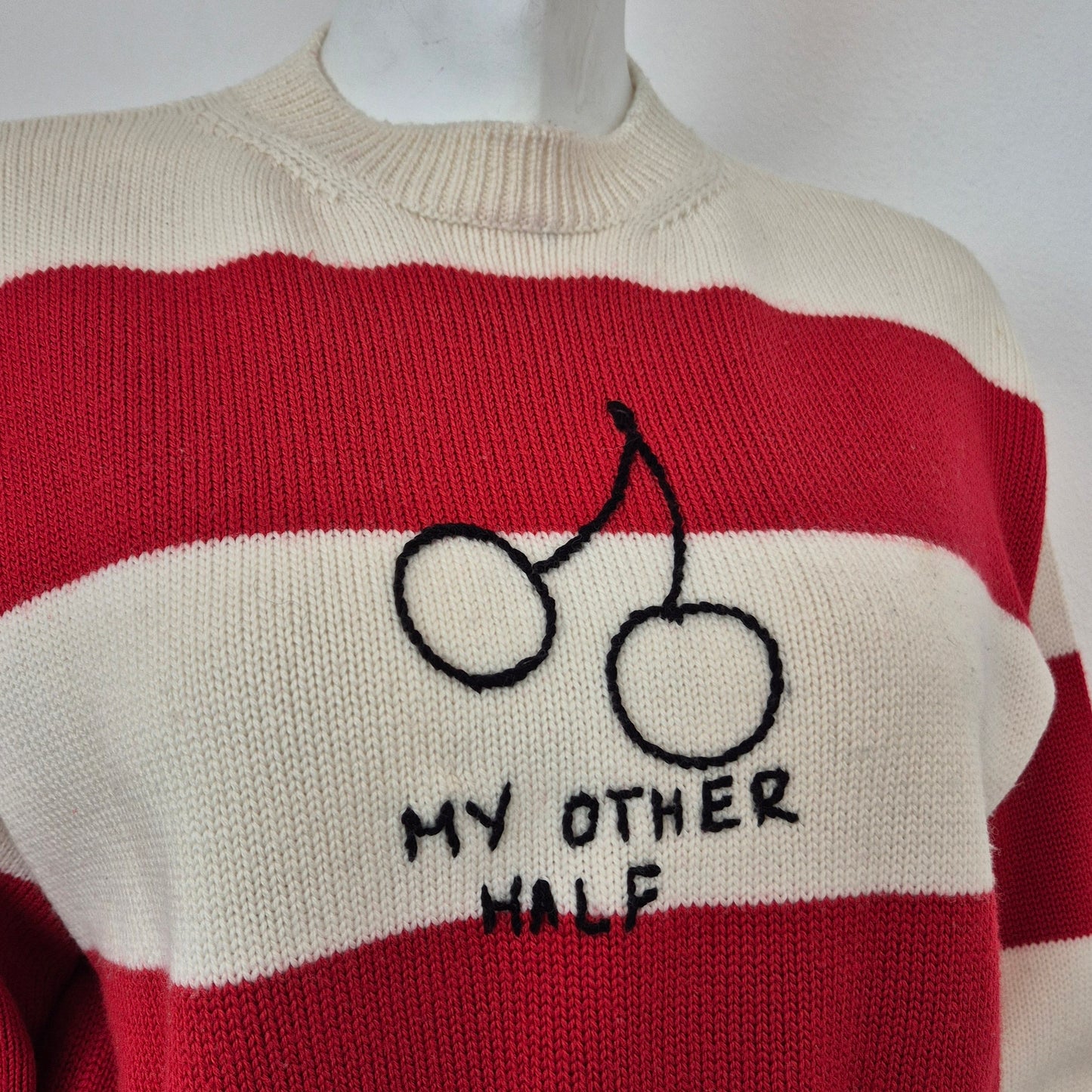 Miu Miu | Maglione a righe "My other half"