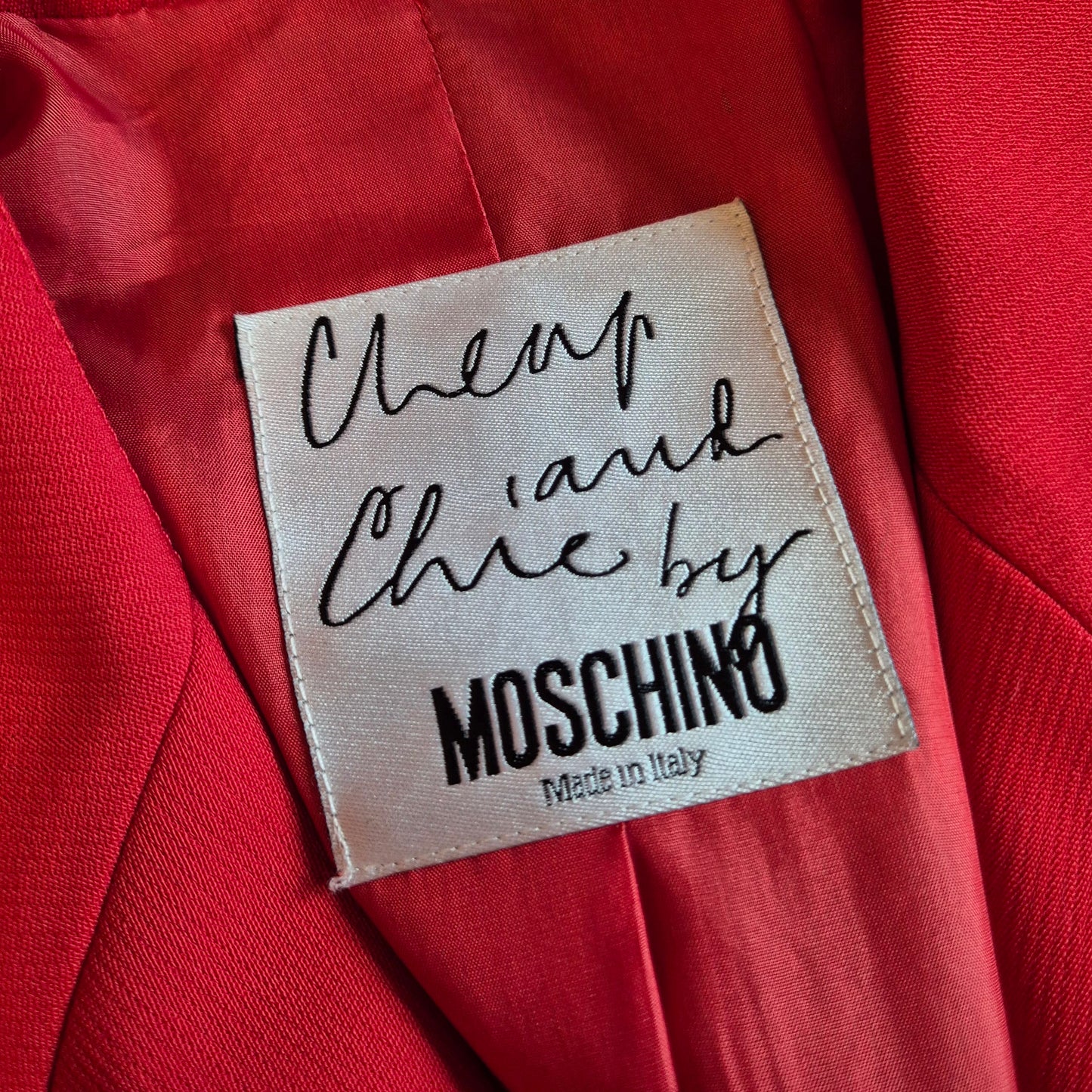 Moschino | Blazer con bottoni in legno - Pinocchio