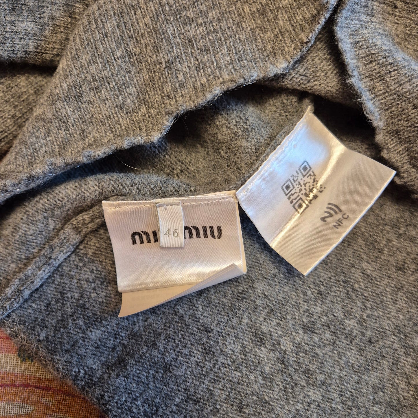 Miu Miu | Maglione grigio cropped 2023