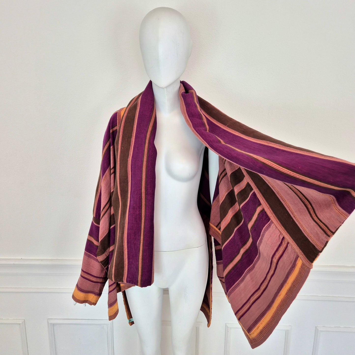 Callaghan by Romeo Gigli | Giacca kimono a righe 1993