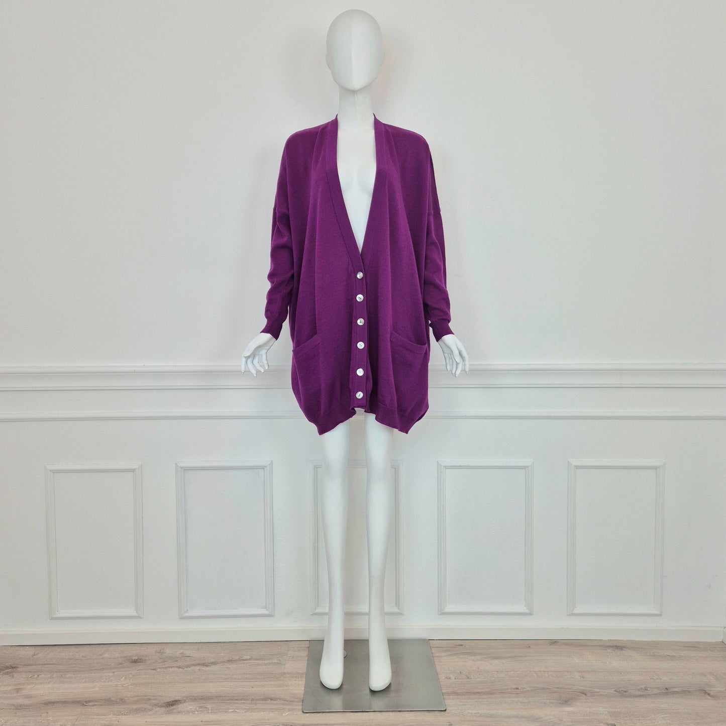 Romeo Gigli | Cardigan viola oversize