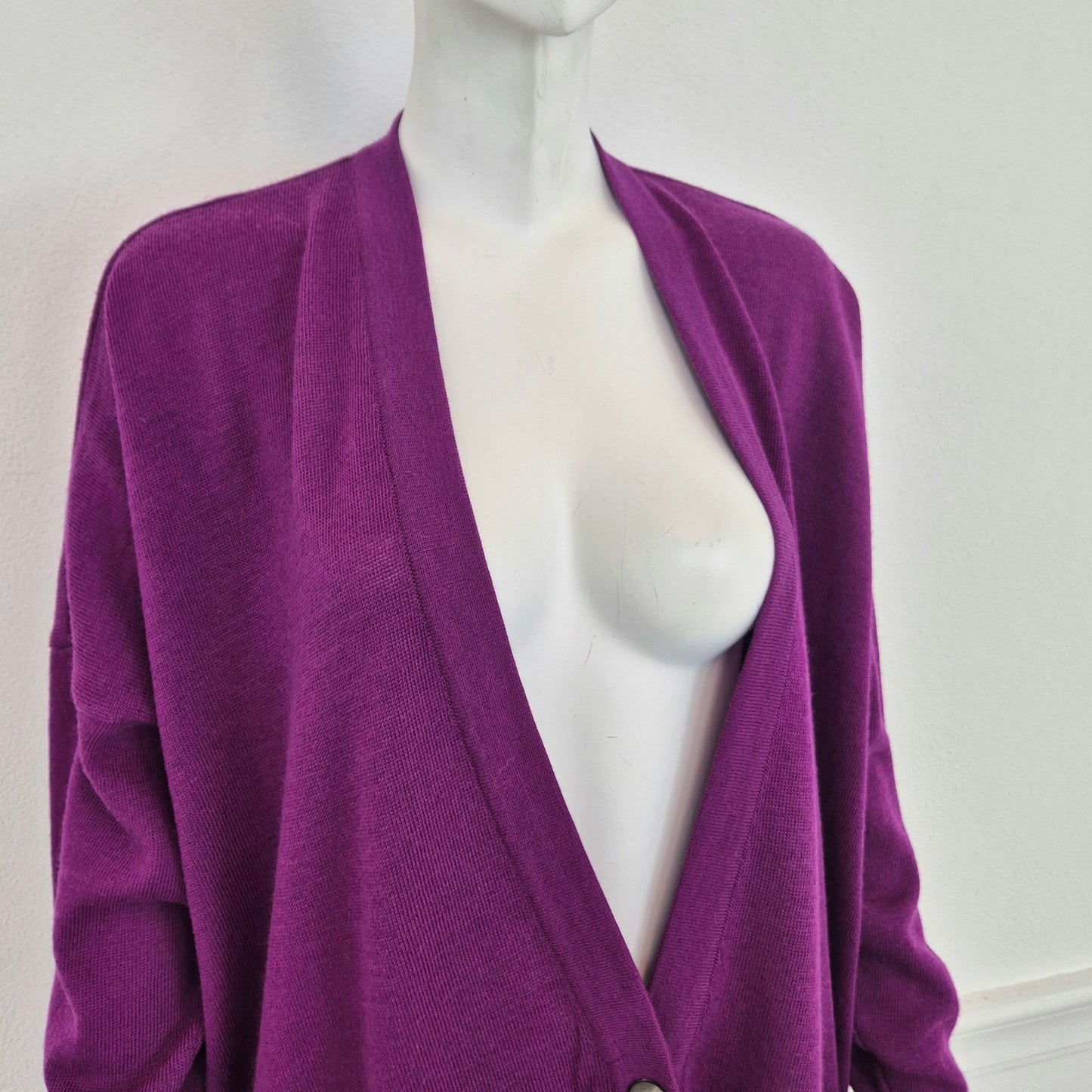 Romeo Gigli | Cardigan viola oversize