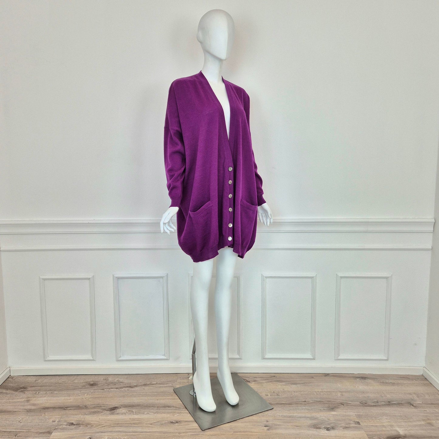 Romeo Gigli | Cardigan viola oversize