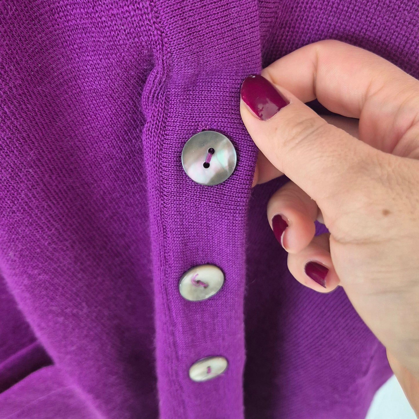 Romeo Gigli | Cardigan viola oversize