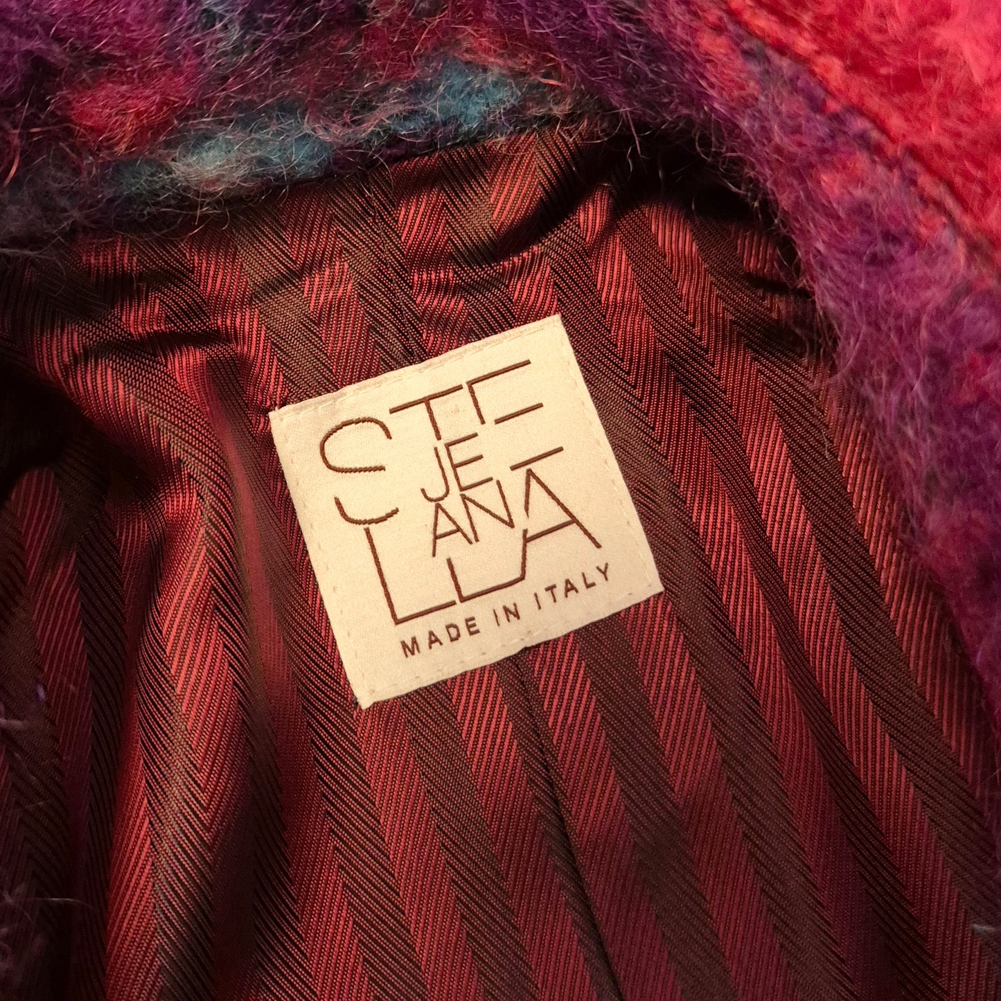 Stella Jean | Cappottino tartan rosa