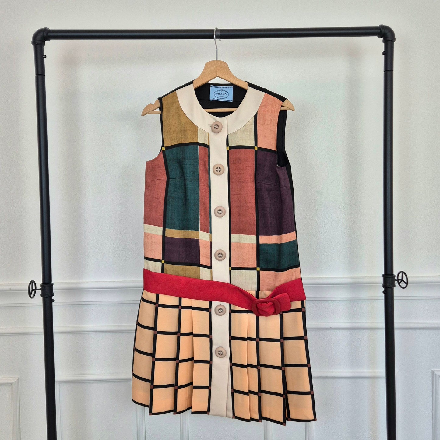 Prada | Abito fw 2011 Mondrian print