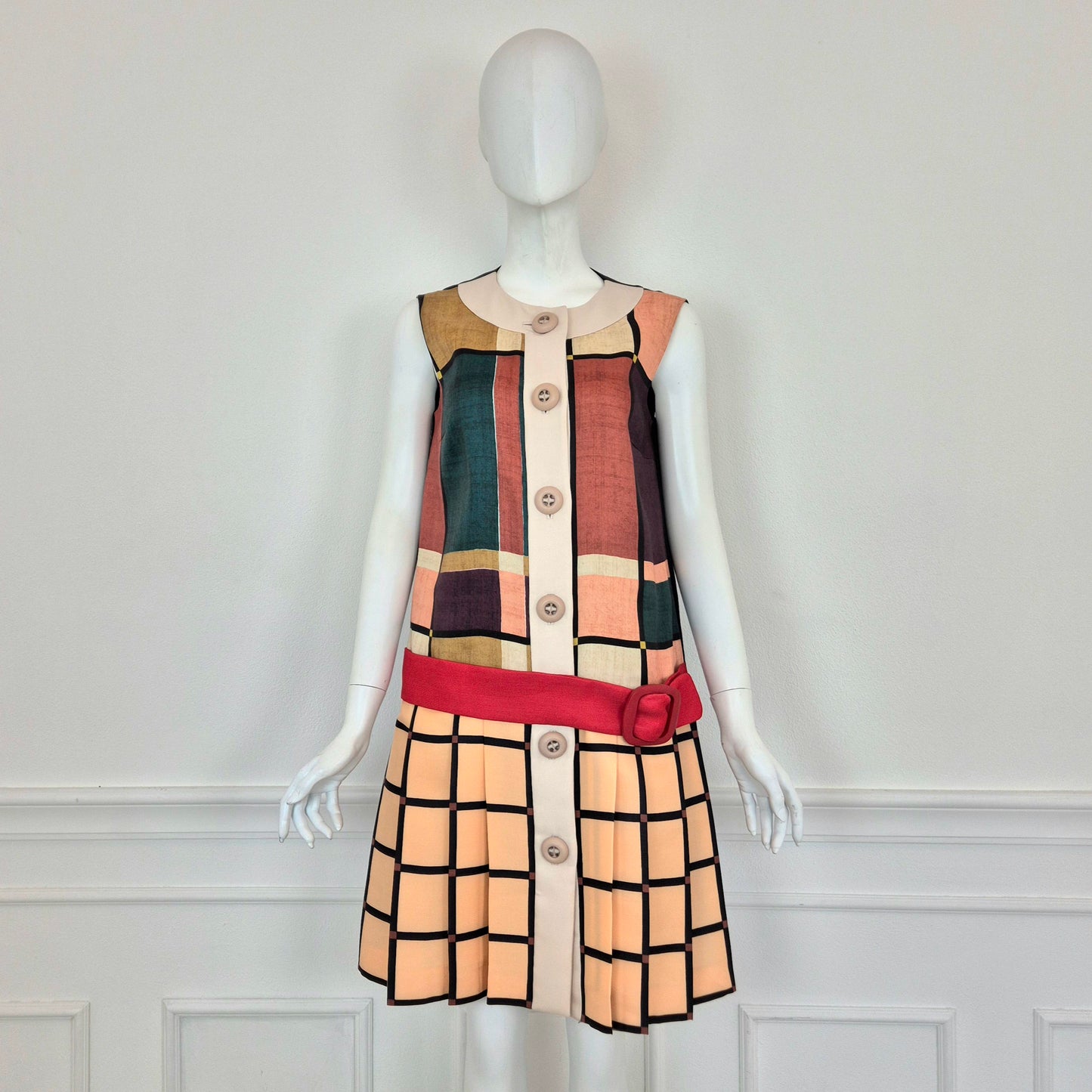 Prada | Abito fw 2011 Mondrian print