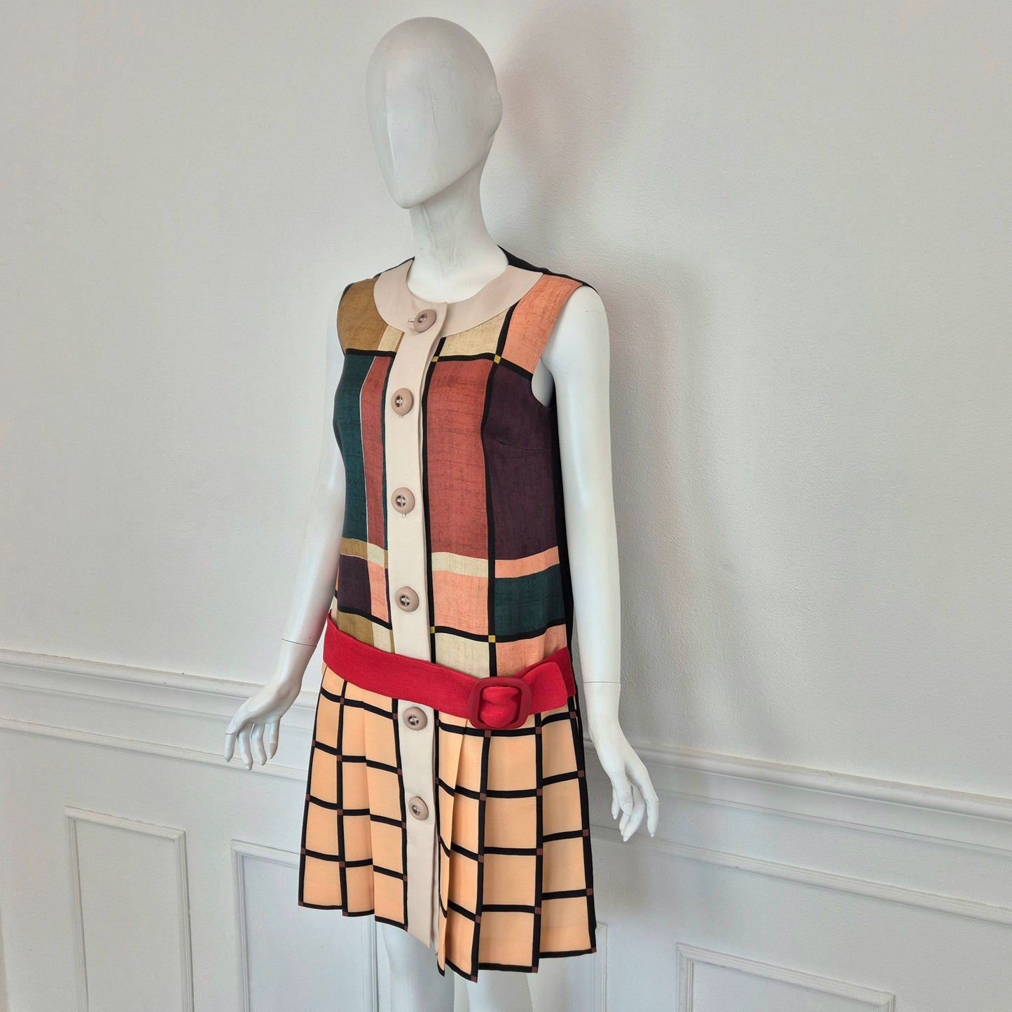 Prada | Abito fw 2011 Mondrian print