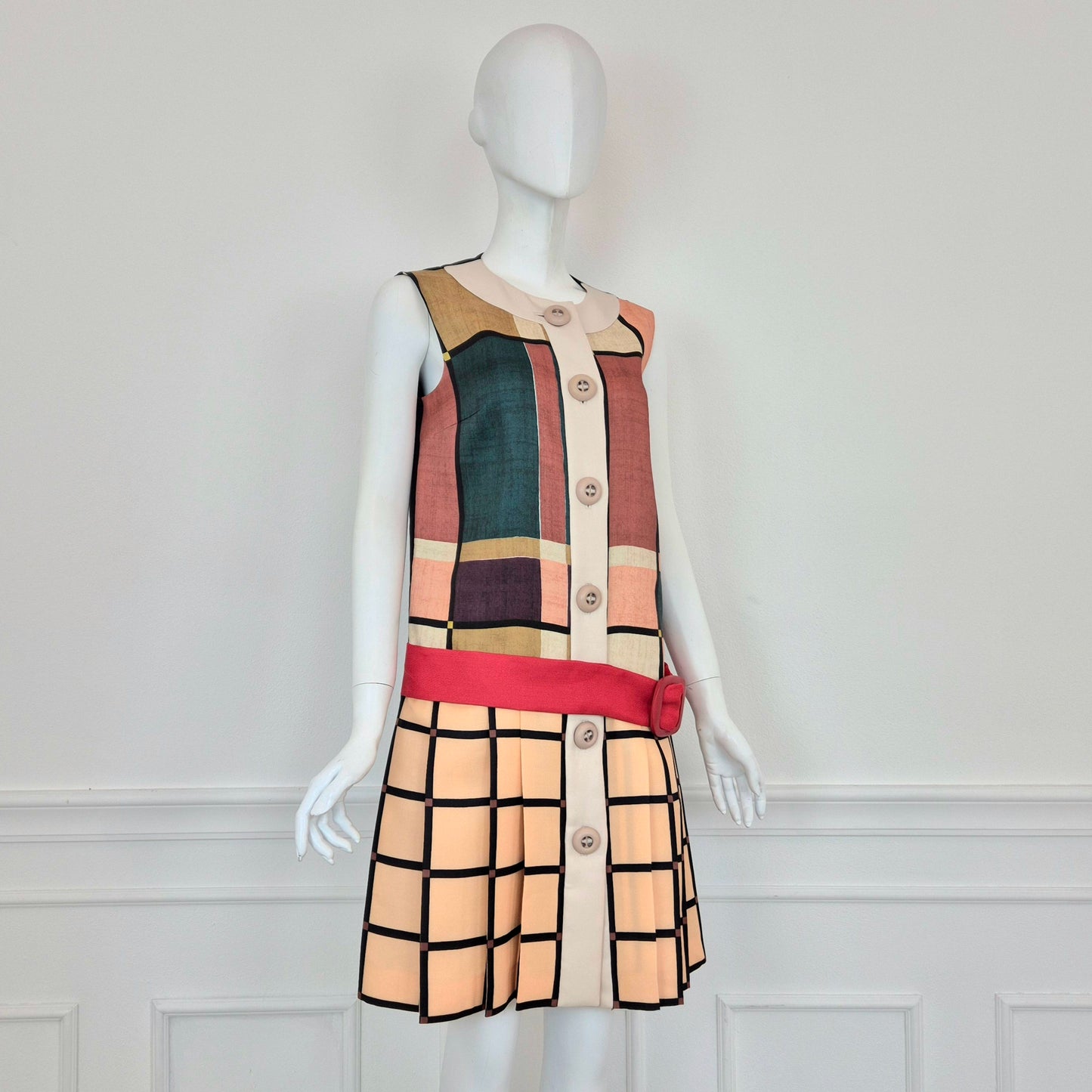 Prada | Abito fw 2011 Mondrian print