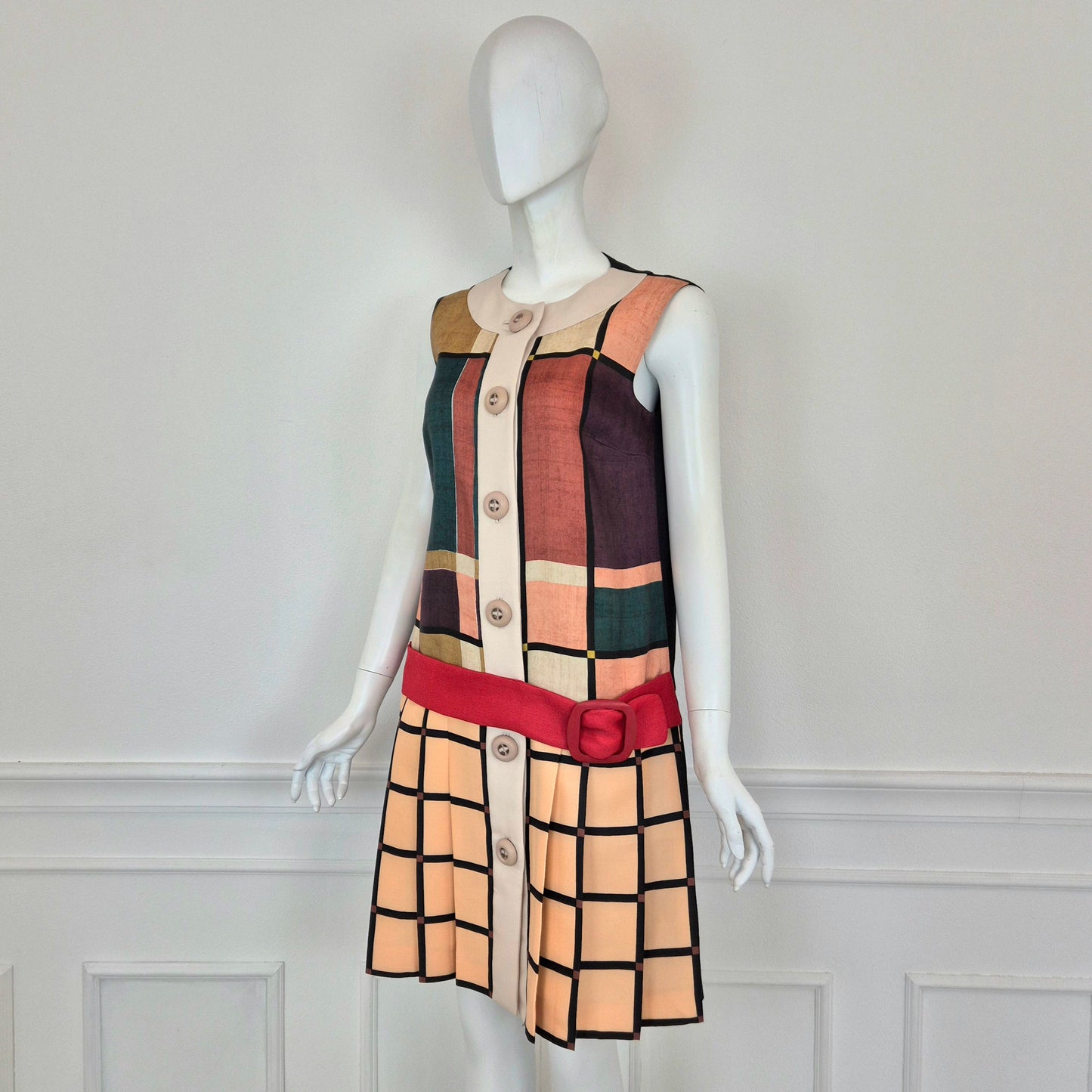 Prada | Abito fw 2011 Mondrian print