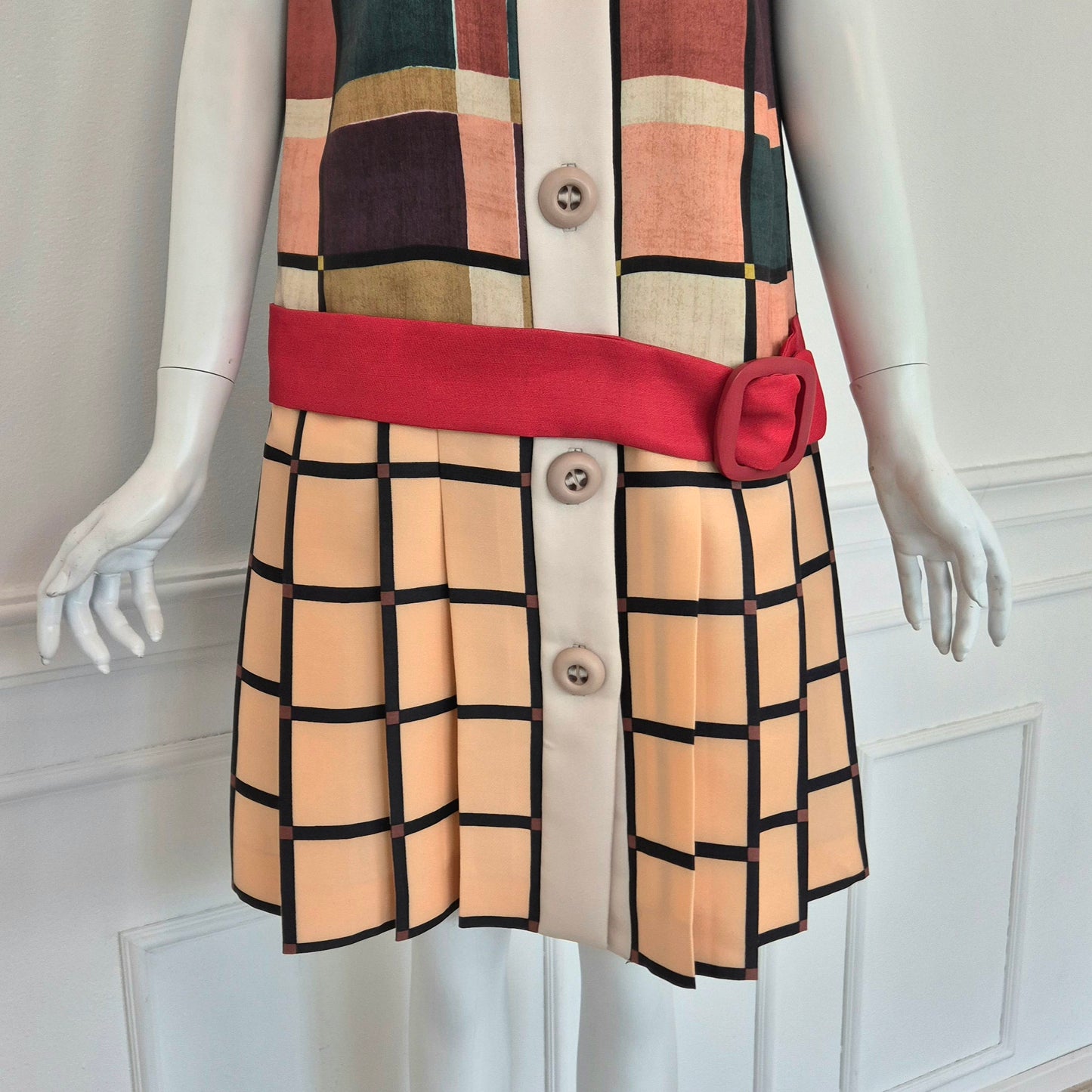 Prada | Abito fw 2011 Mondrian print