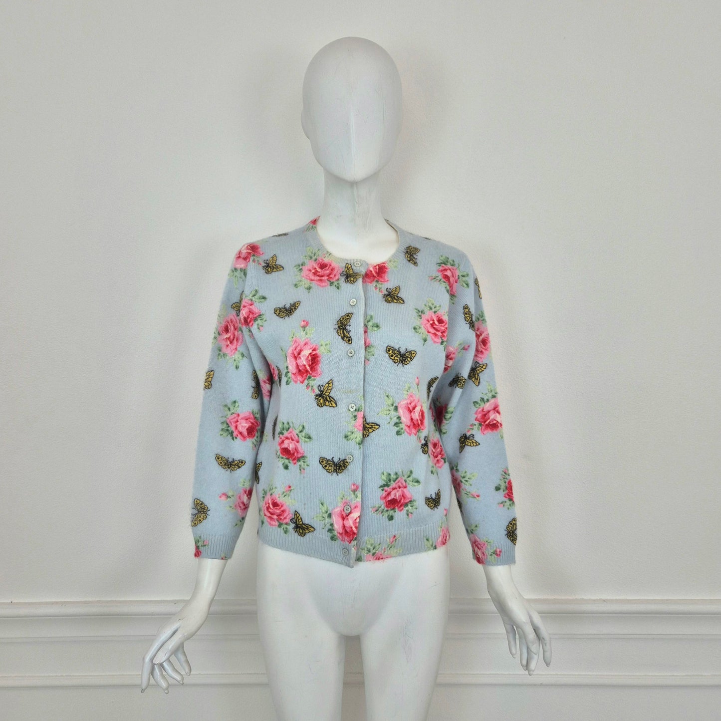 Prada | Cardigan rose e farfalle