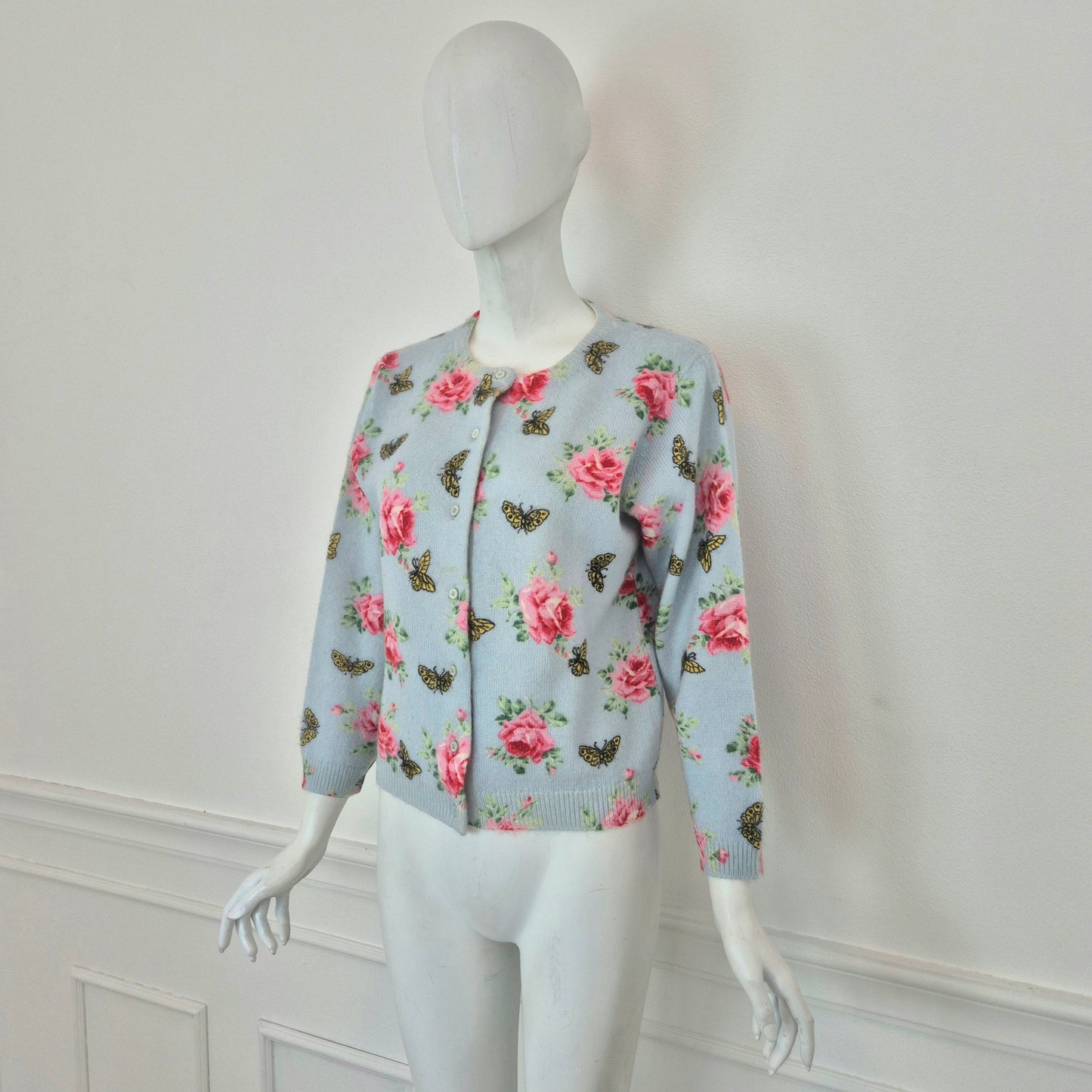 Prada | Cardigan rose e farfalle