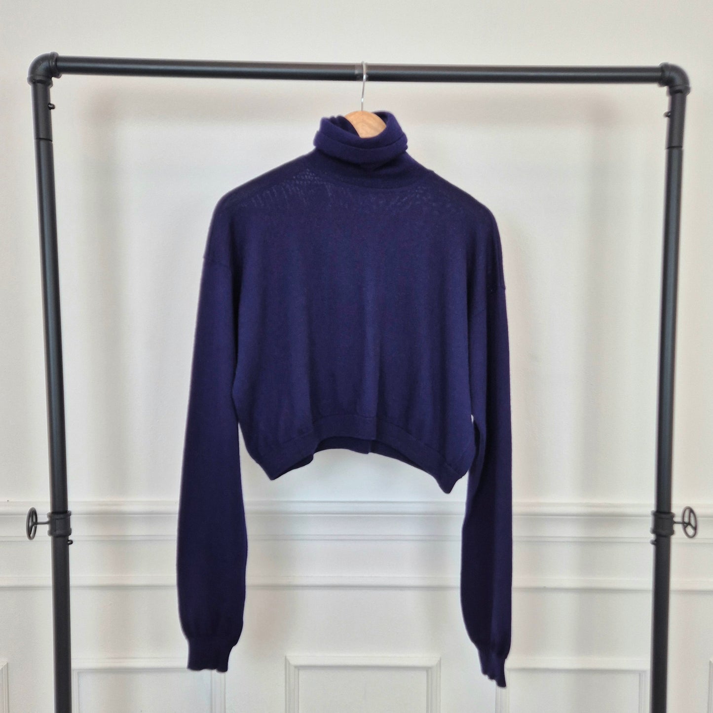 Romeo Gigli | Maglione blu collo alto