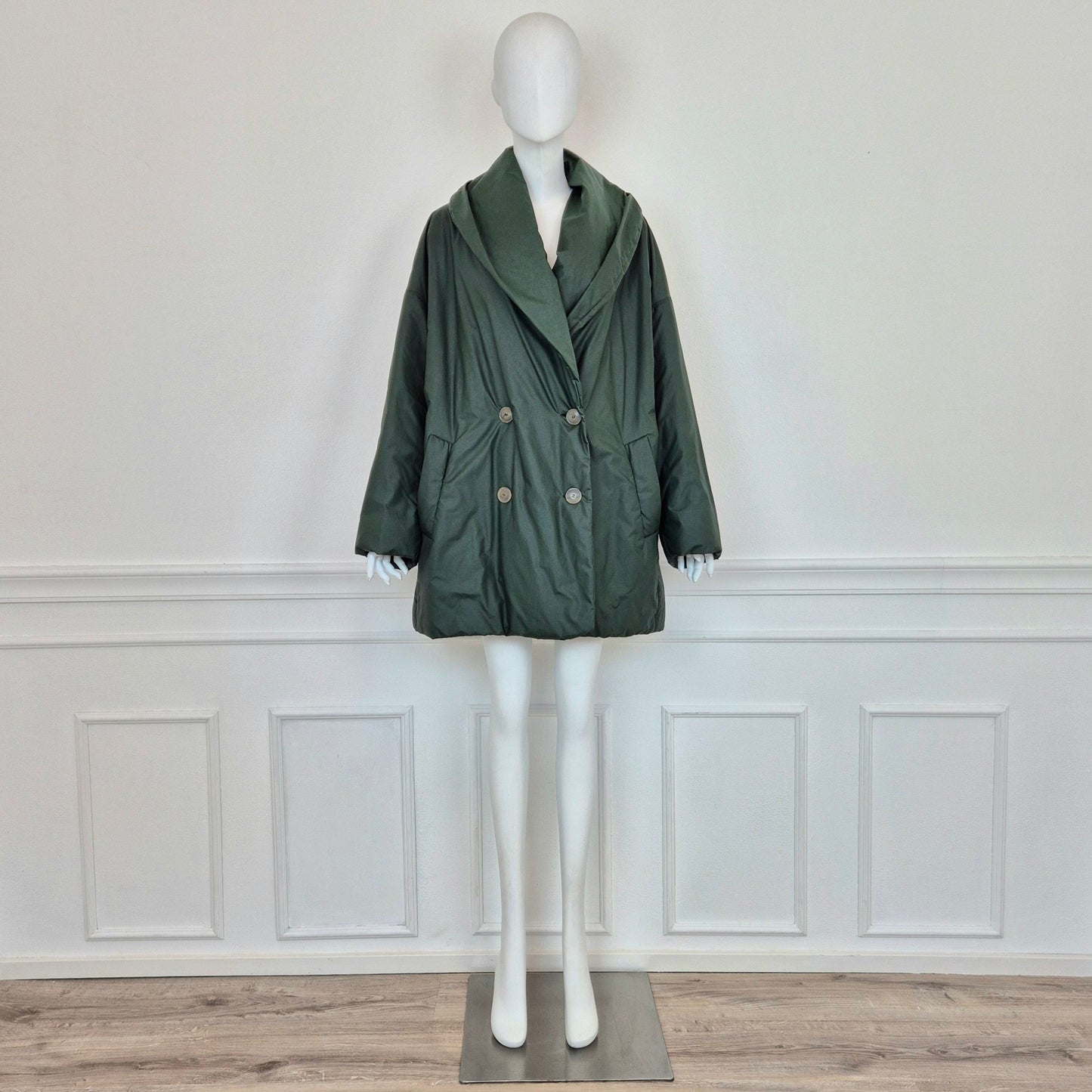 Jil Sander | Piumino vintage verde bosco