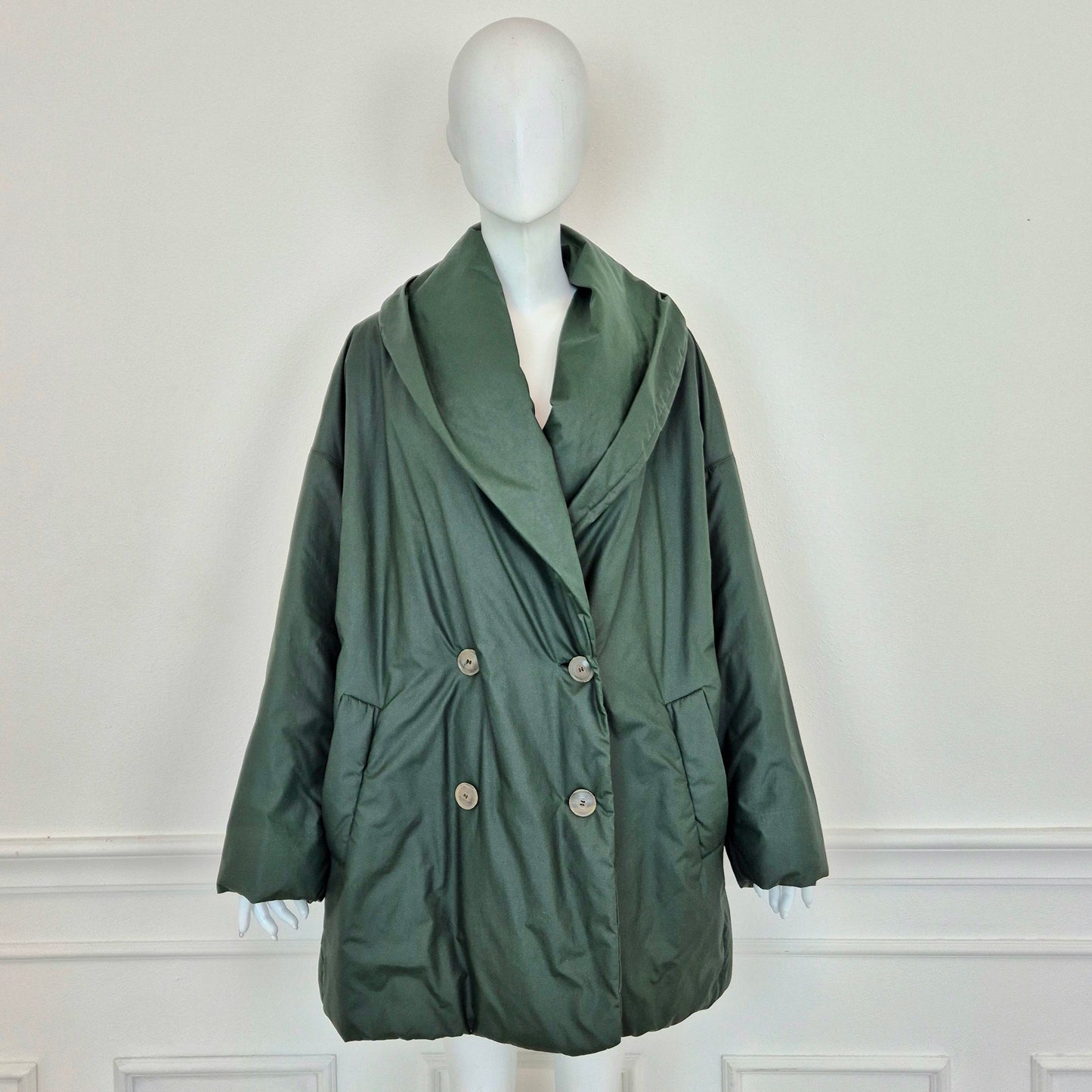 Jil Sander | Piumino vintage verde bosco