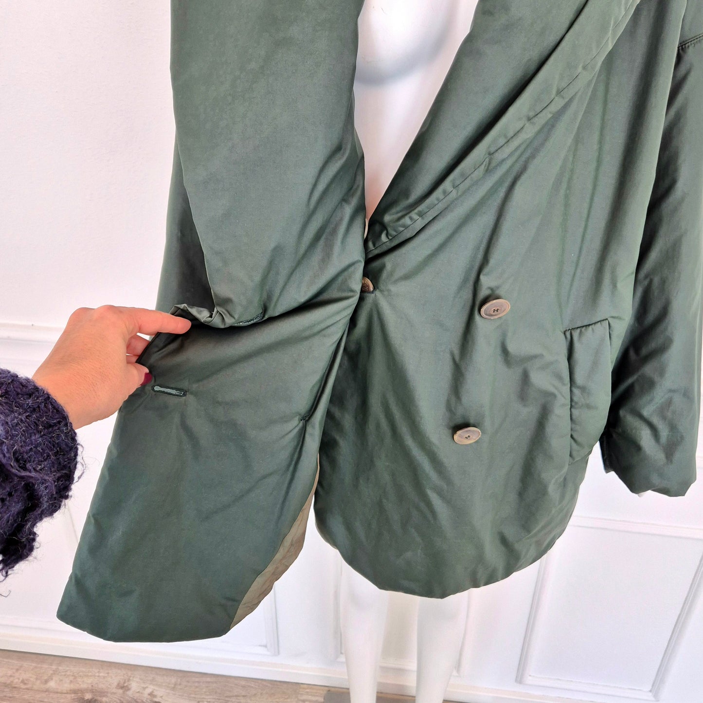 Jil Sander | Piumino vintage verde bosco