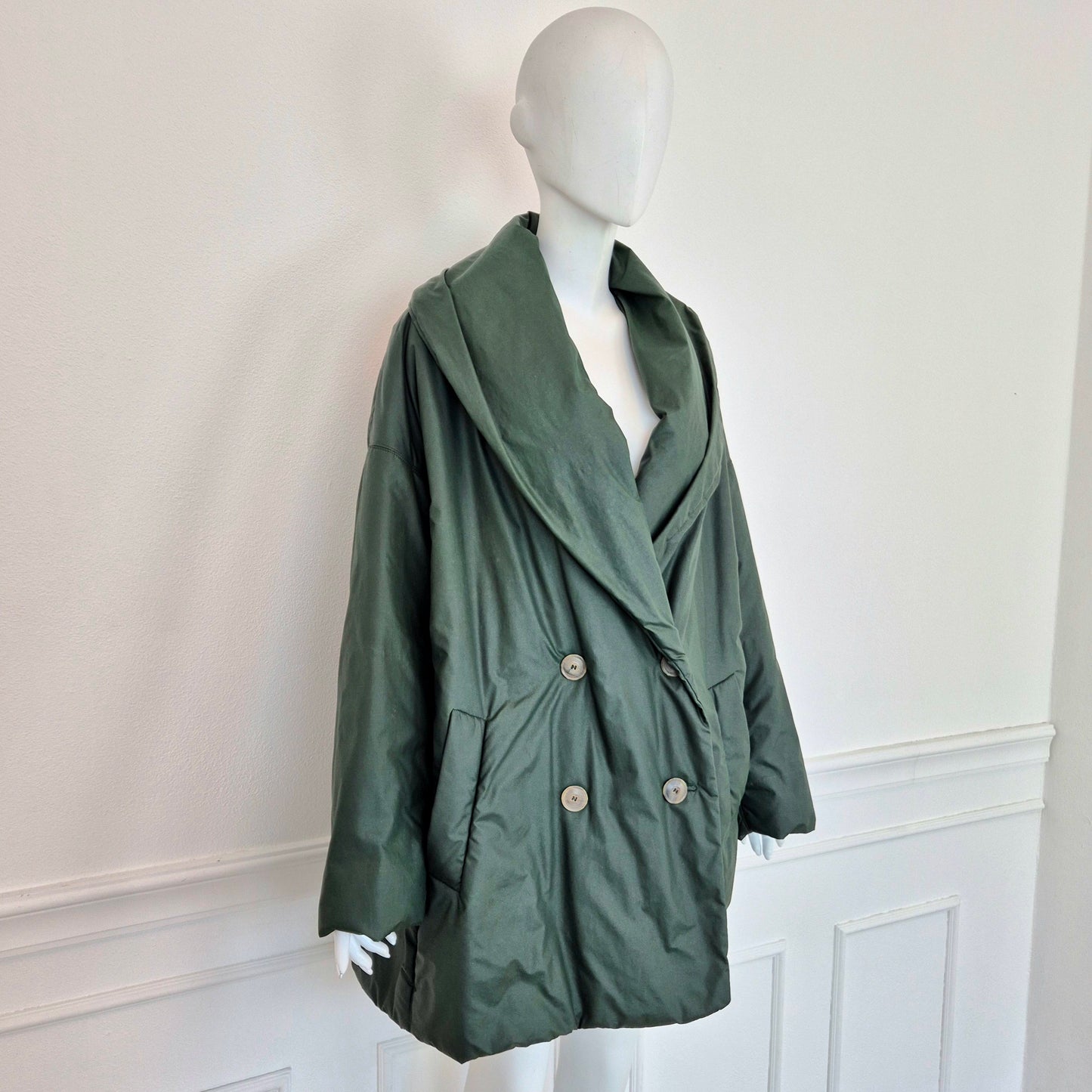 Jil Sander | Piumino vintage verde bosco