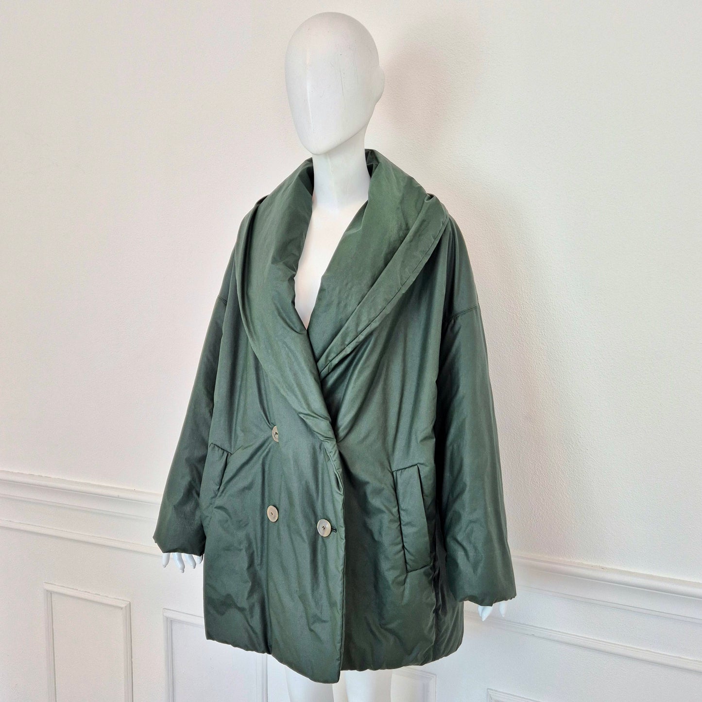 Jil Sander | Piumino vintage verde bosco