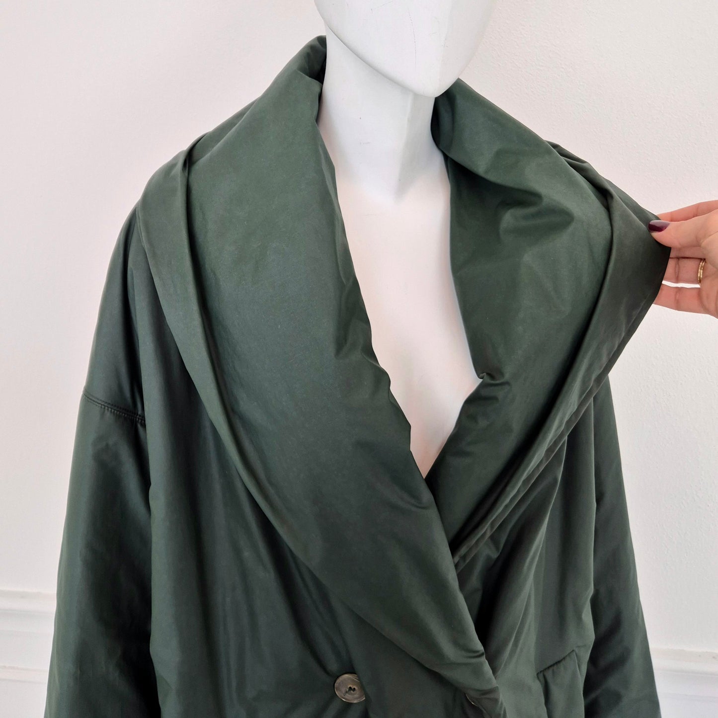 Jil Sander | Piumino vintage verde bosco