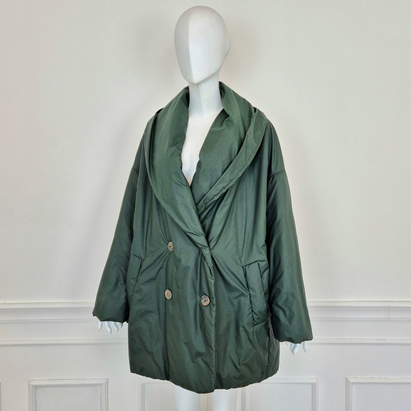 Jil Sander | Piumino vintage verde bosco