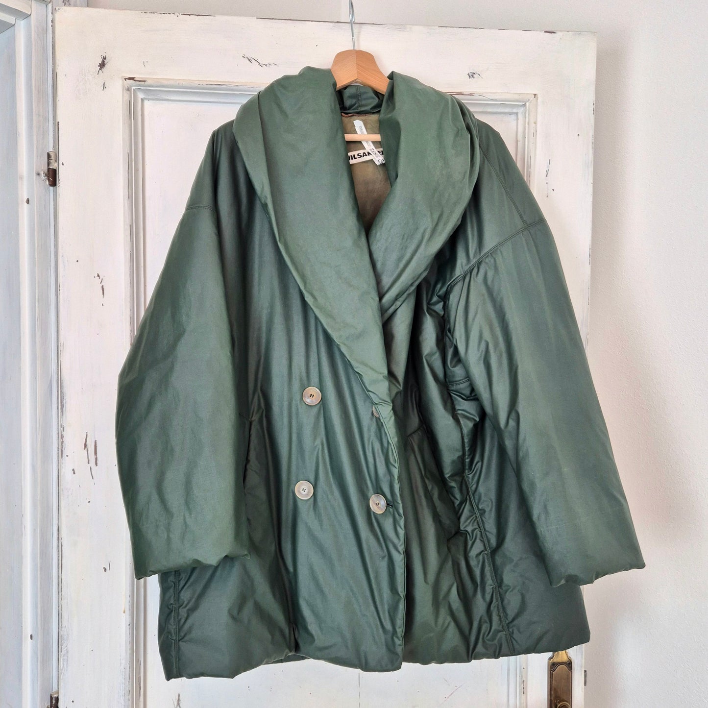 Jil Sander | Piumino vintage verde bosco