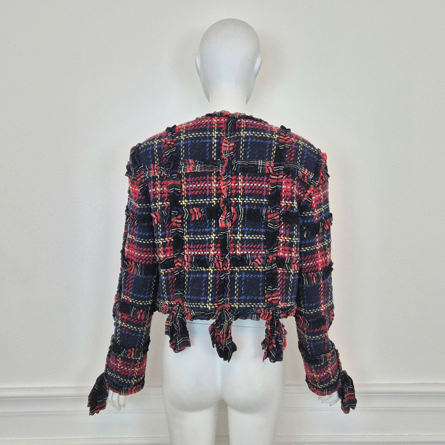 Moschino | Giacca corta tartan FW 1993/94