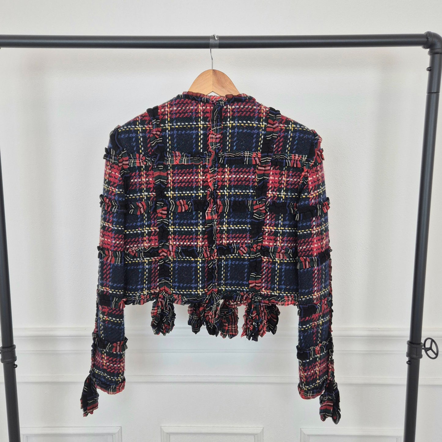 Moschino | Giacca corta tartan FW 1993/94